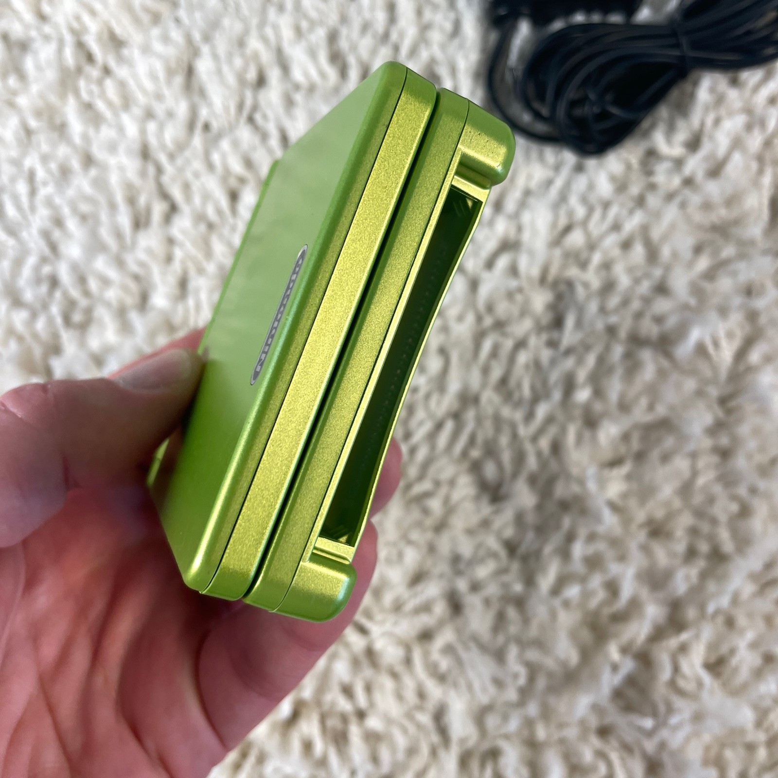 Nintendo Game Boy Advance SP GBA SP Lime Green Handheld System AGS-001 Tested