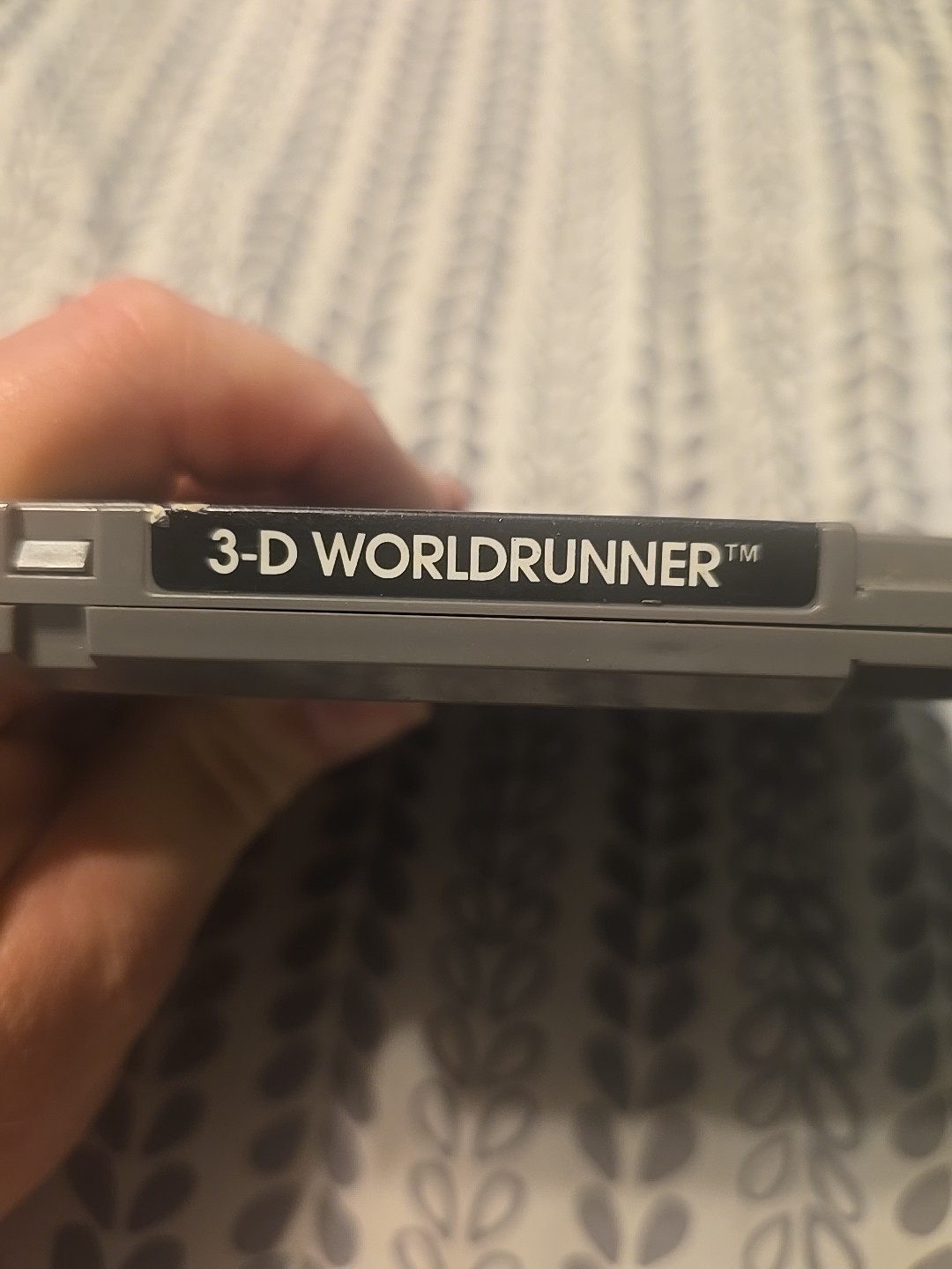 3-D Worldrunner For Nintendo NES Vintage Platformer Tested Working With Manual