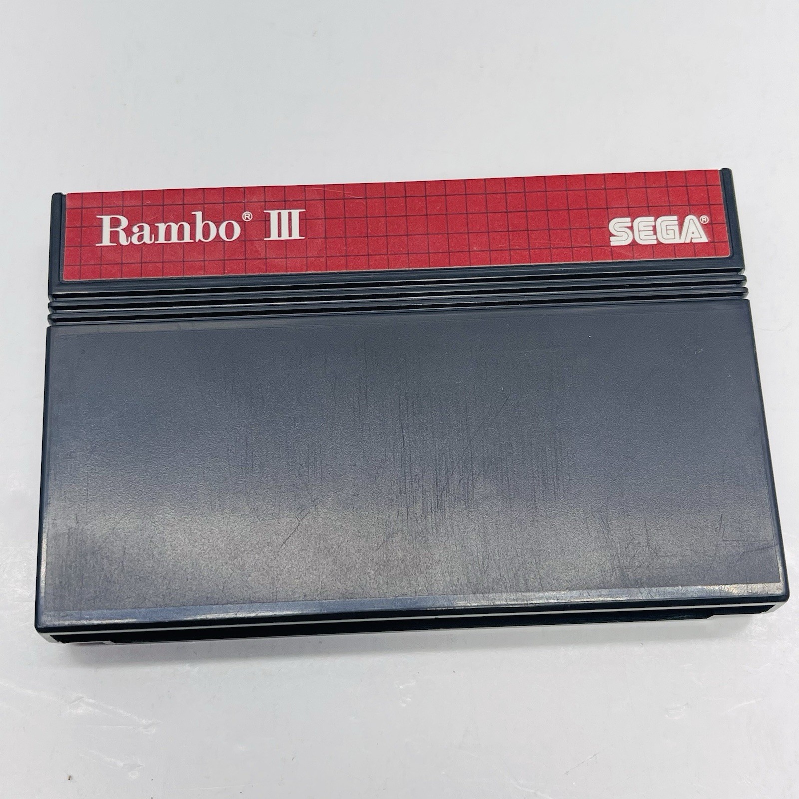 Rambo III 3 (Sega Master System, SMS 1986) CIB Complete w/ Manual Authentic