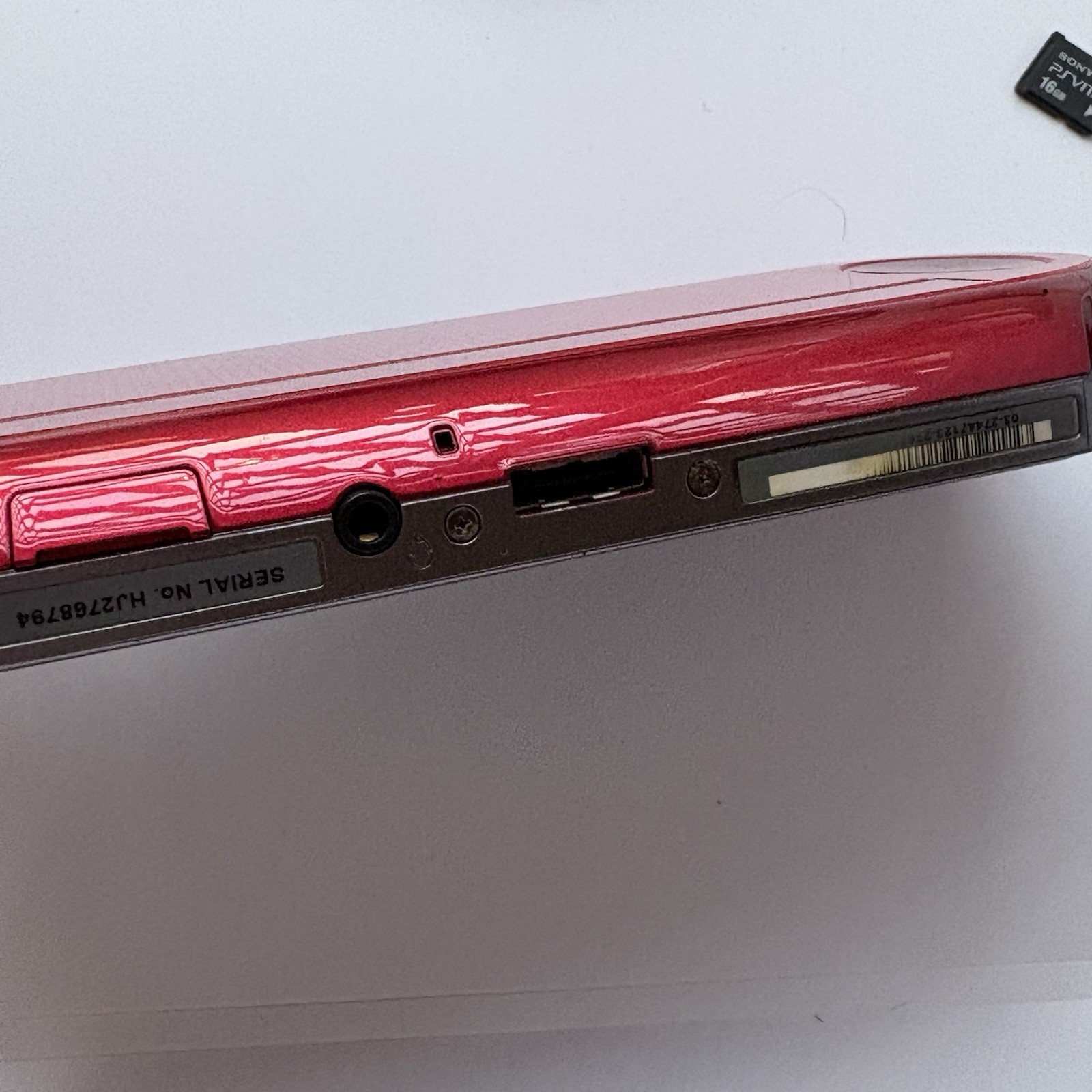 SONY PS Vita PCH-1000 ZA03 Cosmic Red Wifi Tested Good Condition