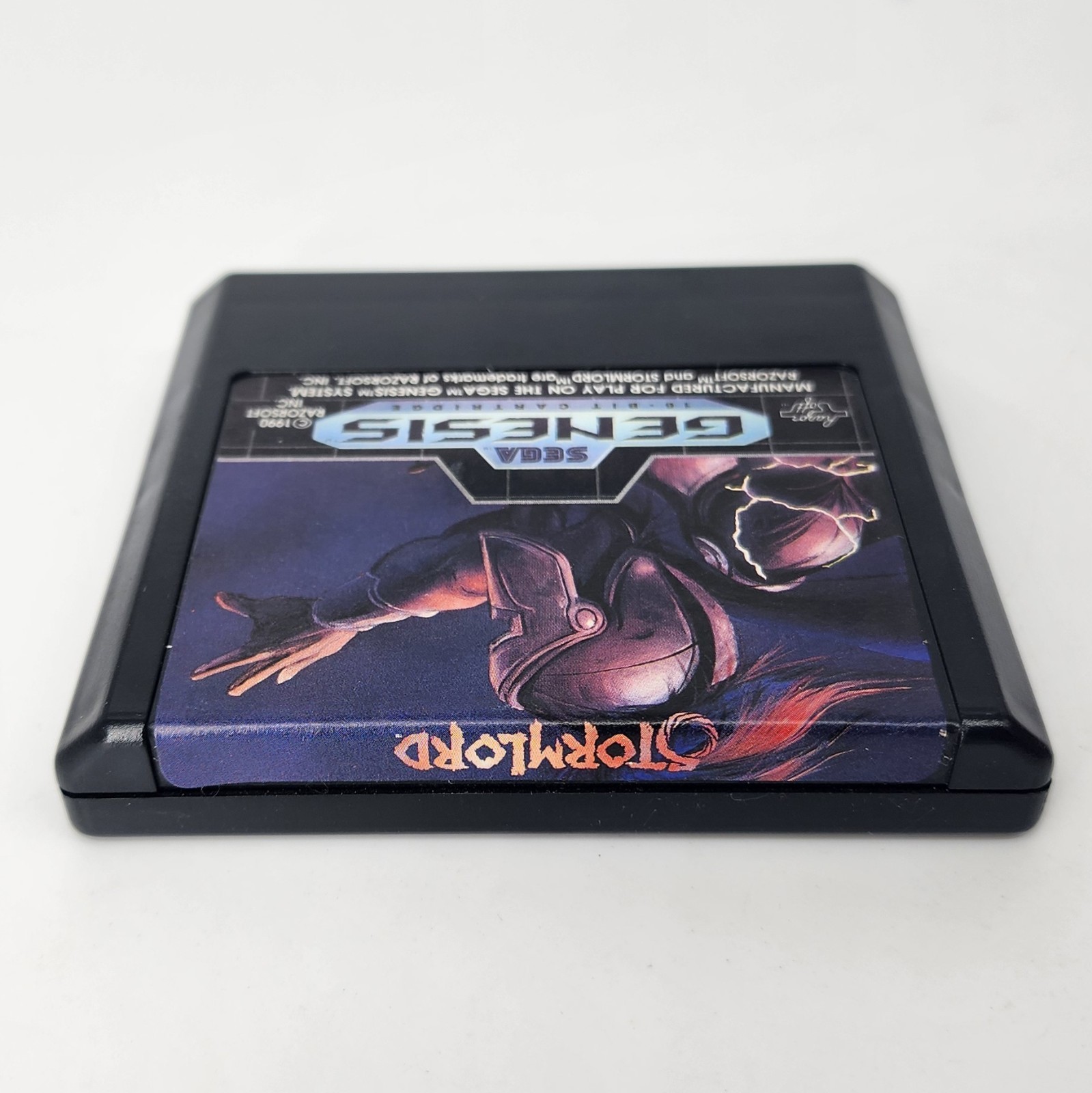 Stormlord Sega Genesis Complete Case Cart Manual CLEANED & TESTED w/ Protector!