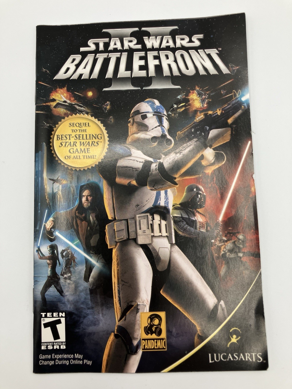 Star Wars Battlefront Black Label Playstation 2, (PS2) Complete CIB-Tested MINT