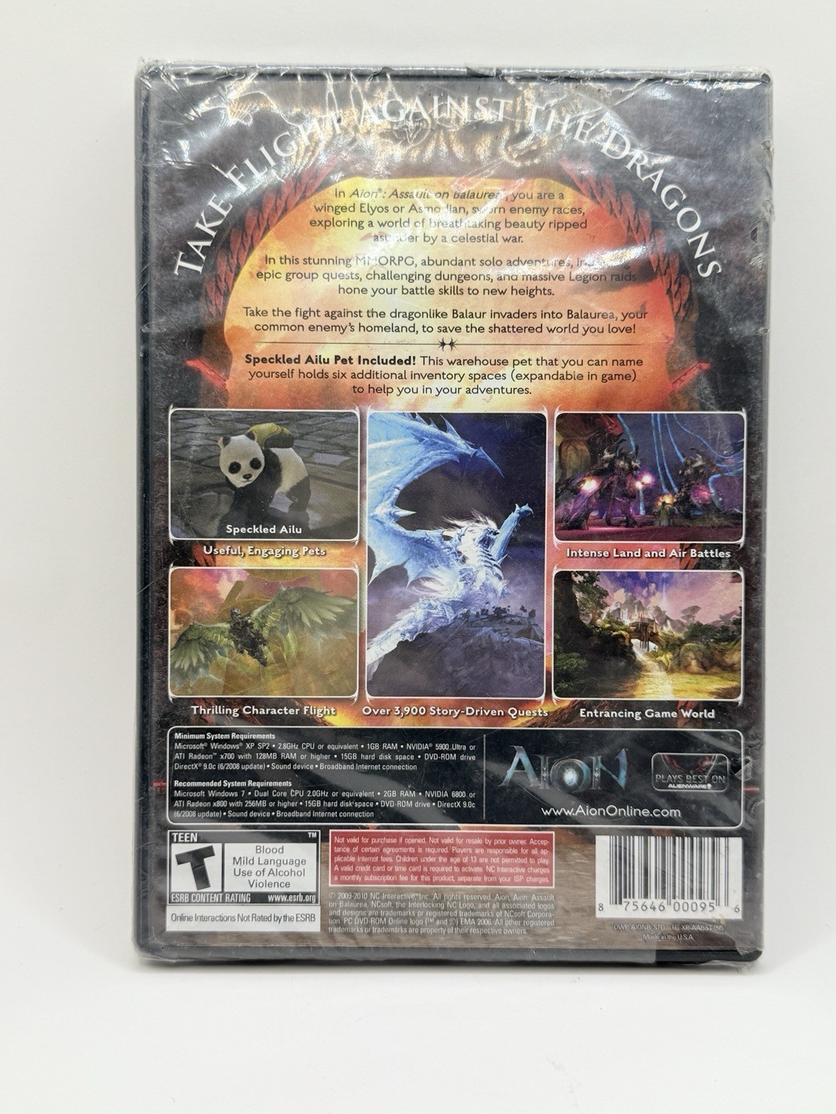 🕹️ Aion: Assault on Balaurea (PC, 2010) | BRAND NEW | Sealed/Fast Shipping 🇺🇸