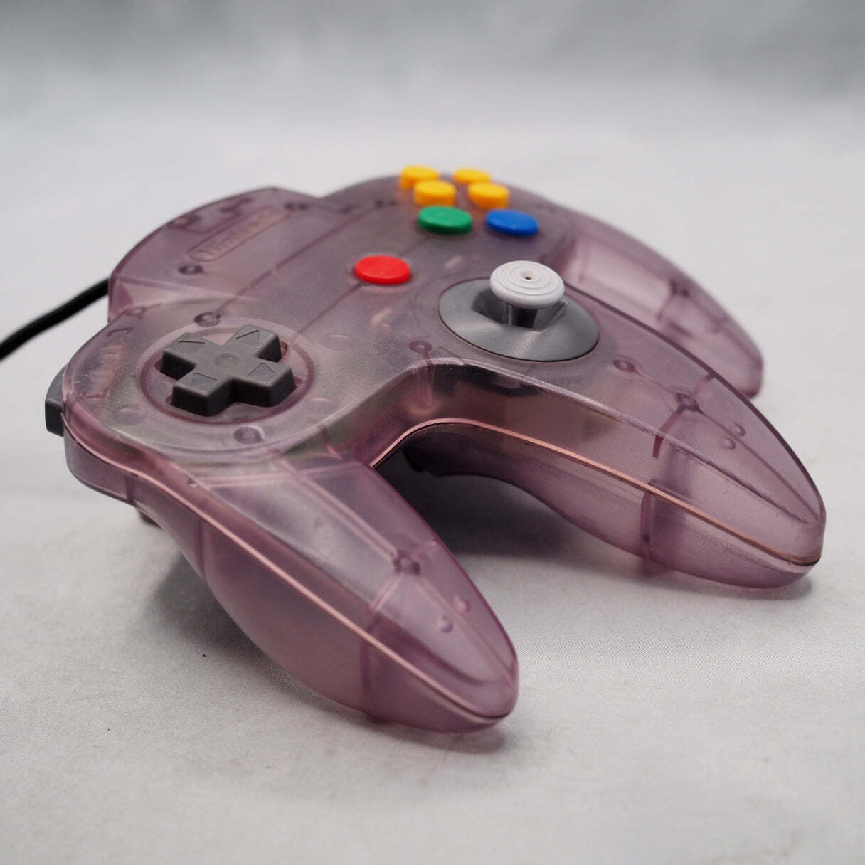Nintendo 64 Controller only NUS-005 Clear Purple Official N64 Tested Working