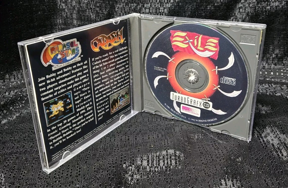 Exile 1992 TurboGrafx CD Turboduo