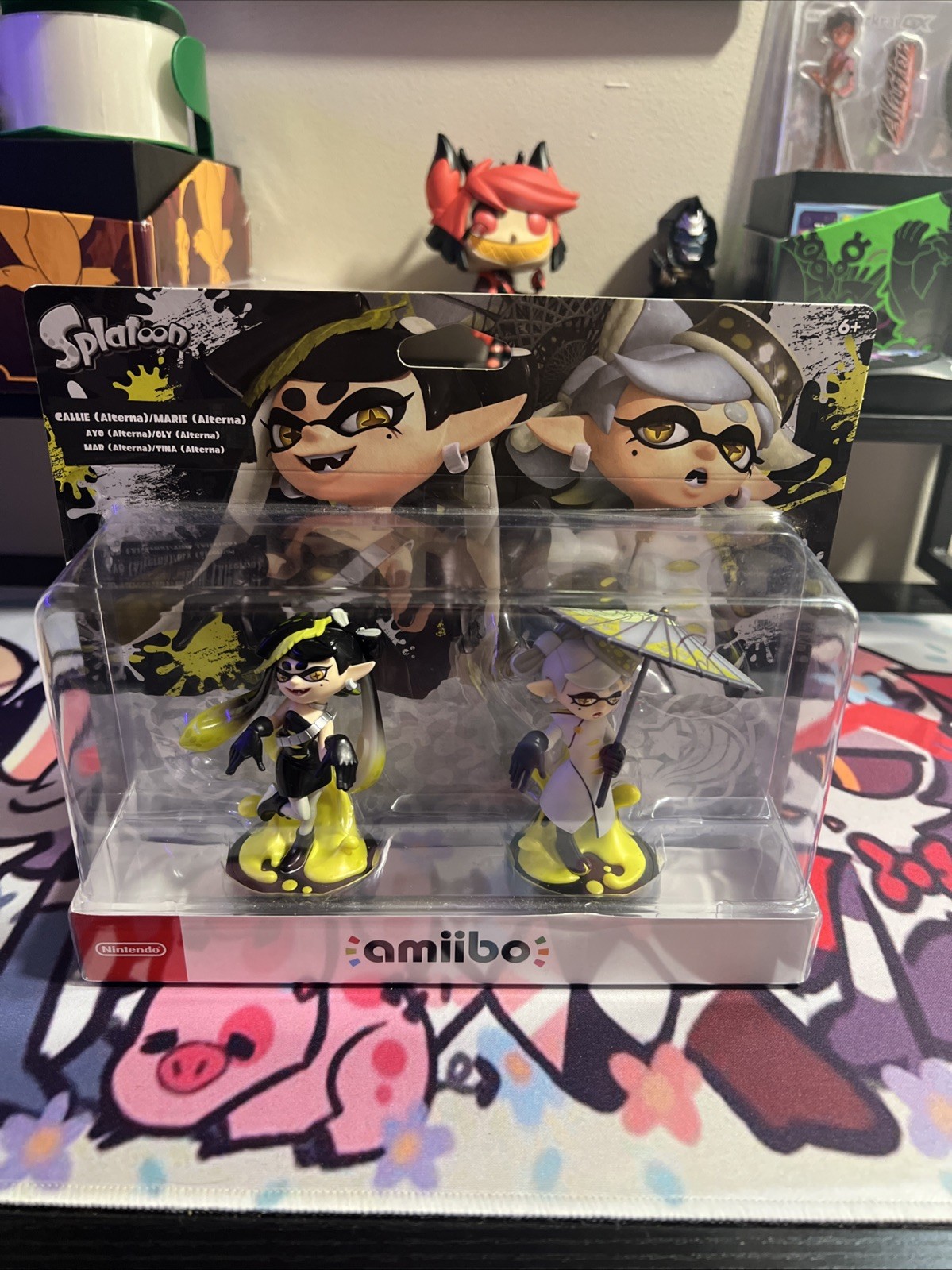 Splatoon amiibo Callie & Marie Alterna 2 Pack Nintendo New USA Seller English