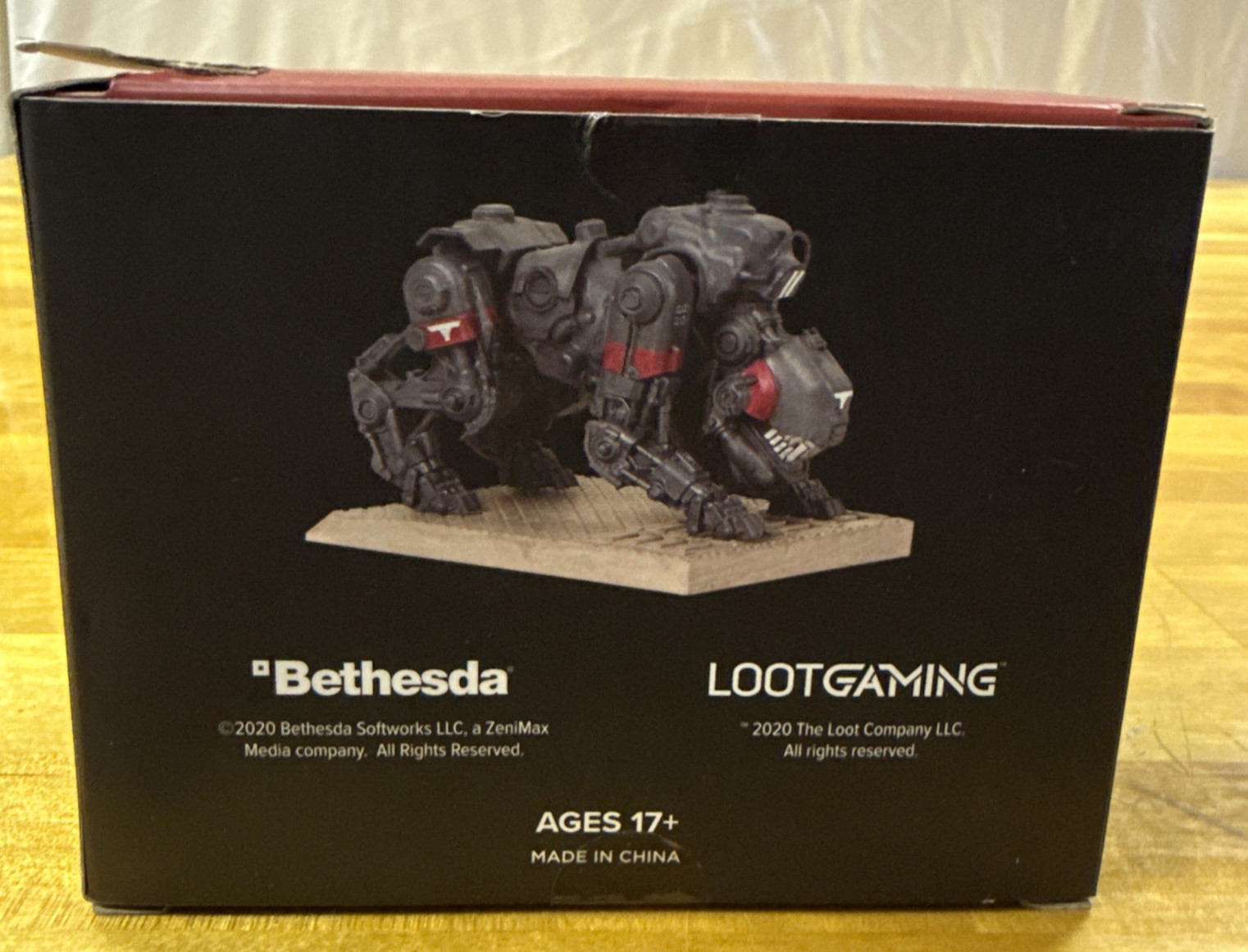 Wolfenstein New Order Panzerhund Figure Loot Crate Exclusive Bethesda in EUC