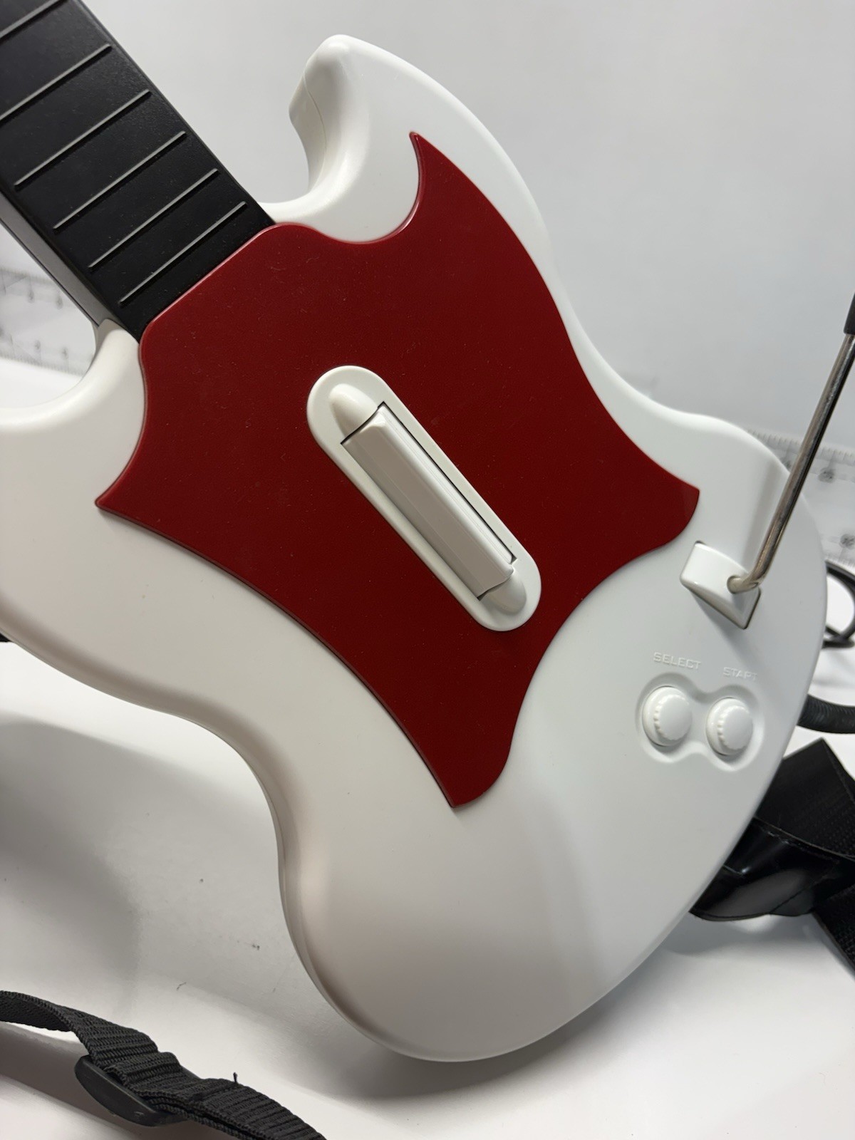 RedOctane Guitar Hero SG Wired Guitar Bundle PS2 Tested Working + Rocks the 80s