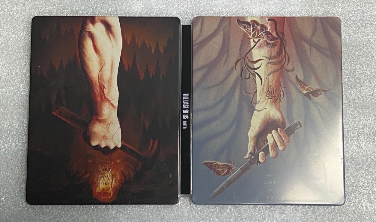 The Last of US Part II Custom made G2 Steelbook Case For PS4/PS5 (No Game) New