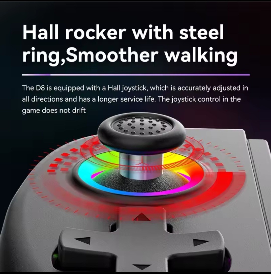 BSP D8 Wireless RGB Gamepad Bluetooth Controller For Android iOS PC
