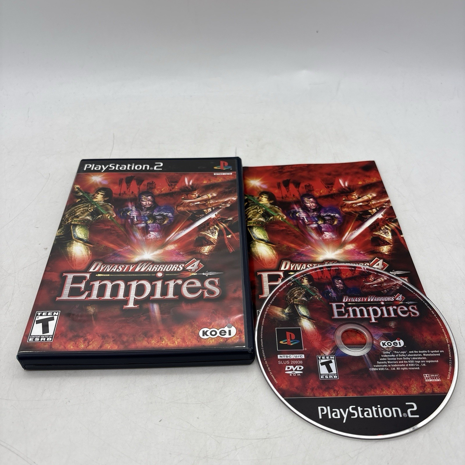 Dynasty Warriors 4: Empires PlayStation 2 PS2 Complete w/ Manual CIB Tested