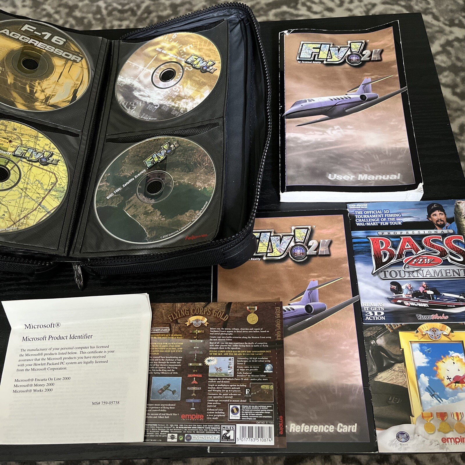 Lot of 26 Vintage PC Computer Video Game CD-ROM Flying Corps Gold Kyrandia old