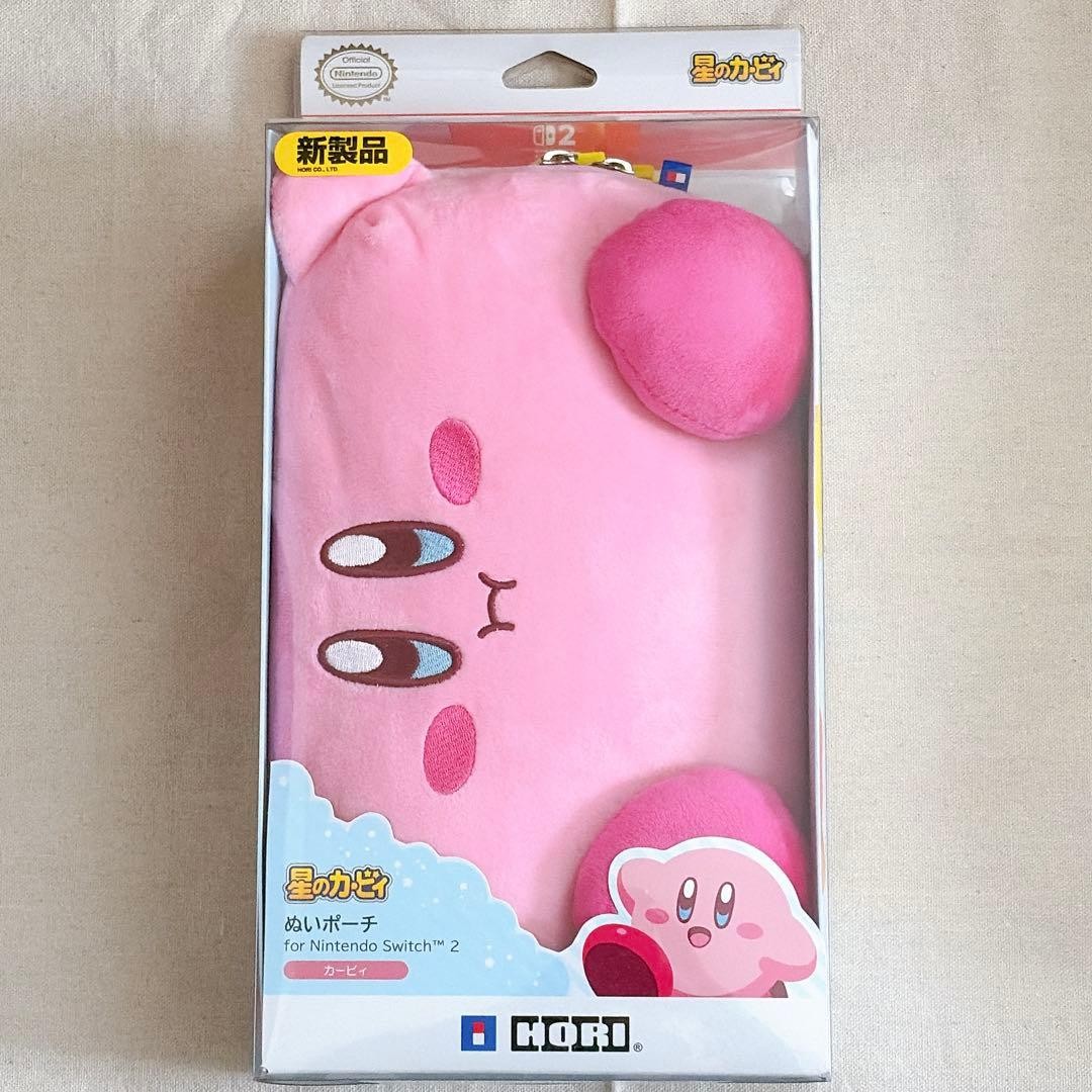 Kirby Plush Pouch HORI for Nintendo Switch 2 Official Licensed Japan NSX-121 NEW
