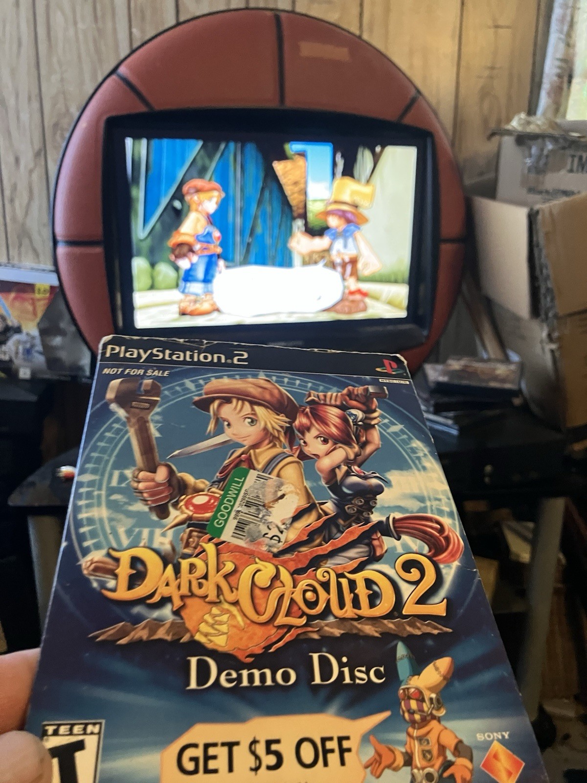 Dark Cloud 2 Playstation 2 PS2 Promotiona Demo Disc w/ Sleeve