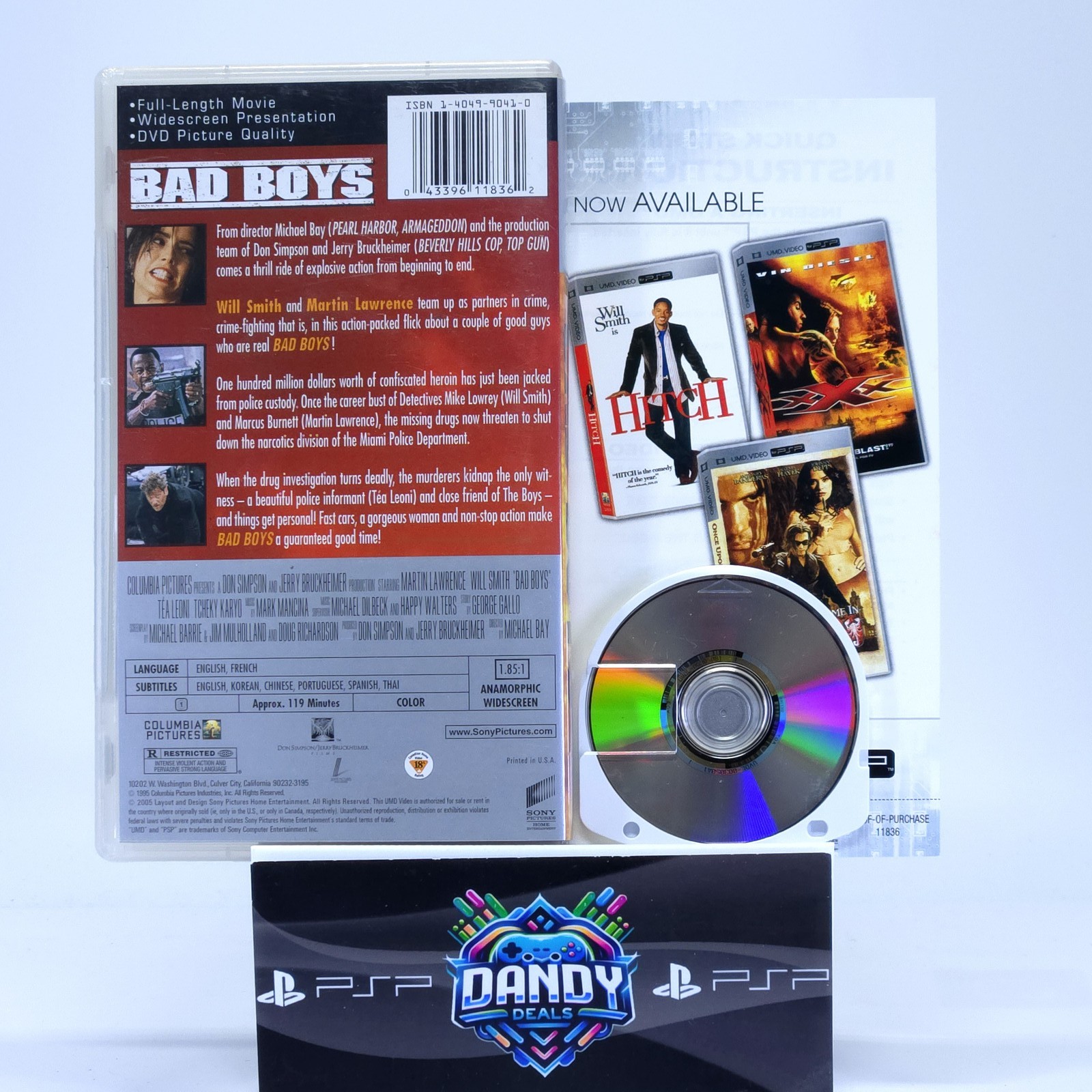 Bad Boys UMD CIB W/ Insert – PSP