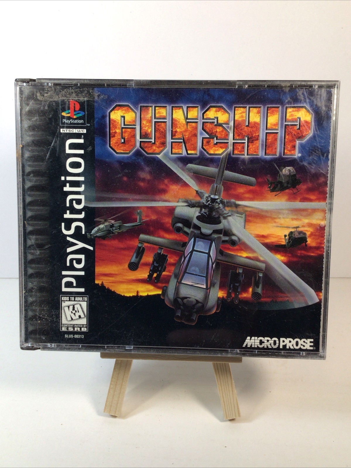 1996 Gunship PS1 Video Game Sony PlayStation 1 Complete w/ Manual CIB