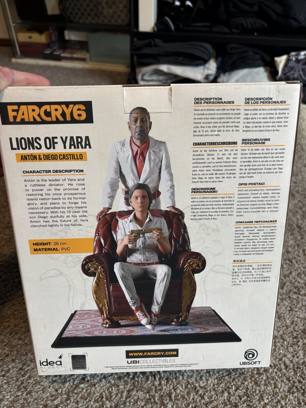 UBICollectibles Far Cry 6 Lions of Yara Antón & Diego Castillo Figure w/ Charm …