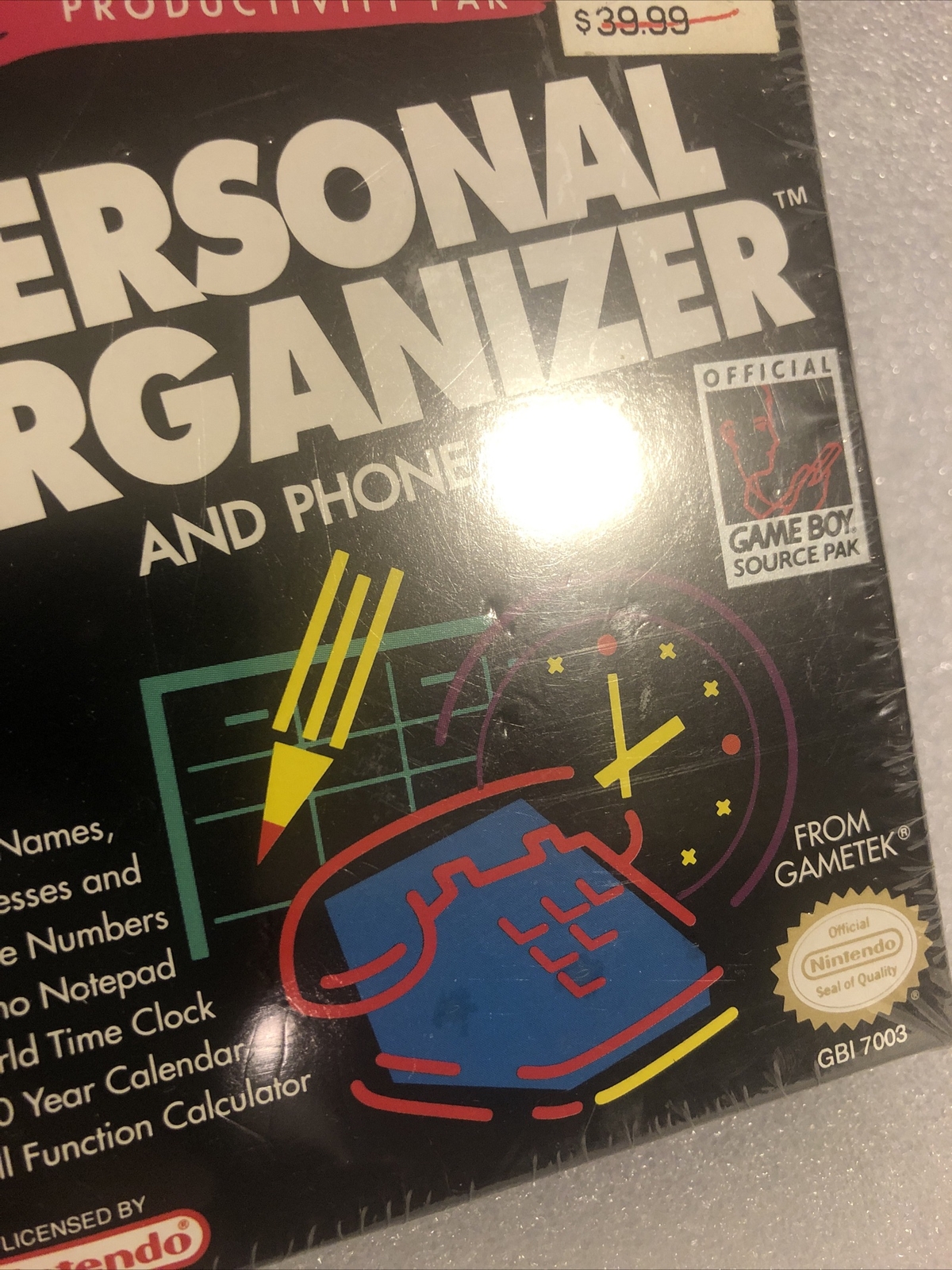 Nintendo Gameboy InfoGenius Productivity Pack Personal Organizer SEALED