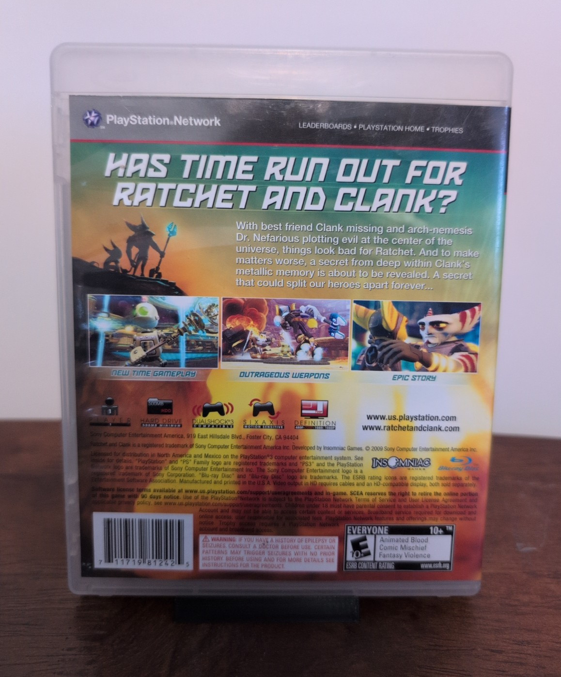 Ratchet & Clank Future A Crack in Time Sony PlayStation 3 PS3 2009 Complete