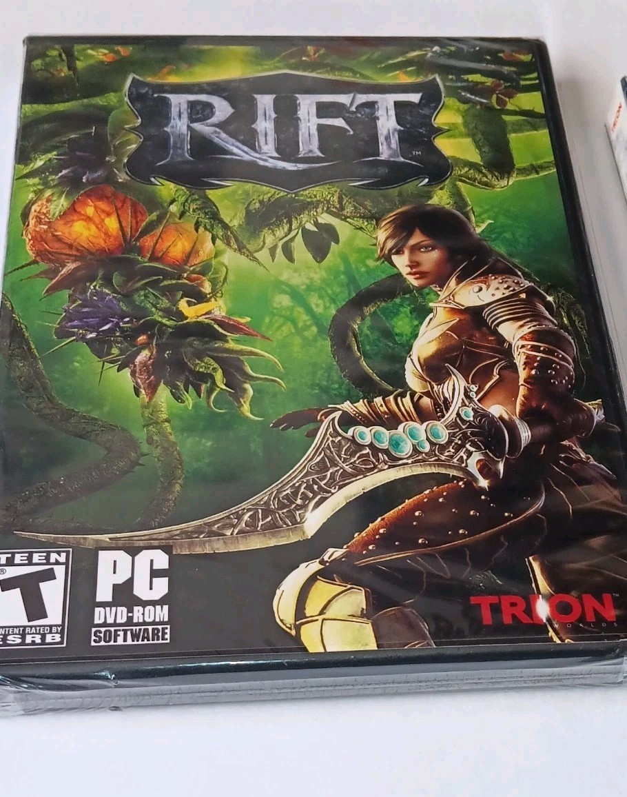 Trion Worlds Rift PC DVD-ROM MMORPG 2011 Manual Included, brand new SEALED game
