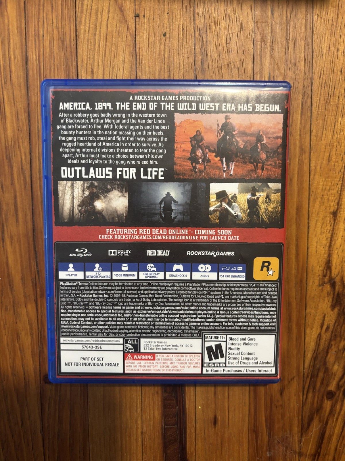 Rockstar Games Red Dead Redemption II PS4 Online Playability PS4 Pro Enhanced