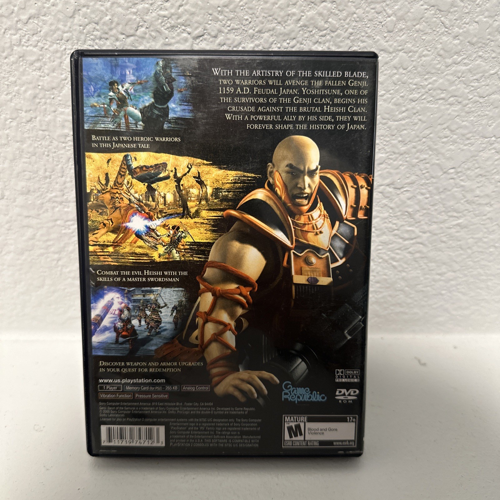 Genji: Dawn of the Samurai (Sony PlayStation 2, 2005)
