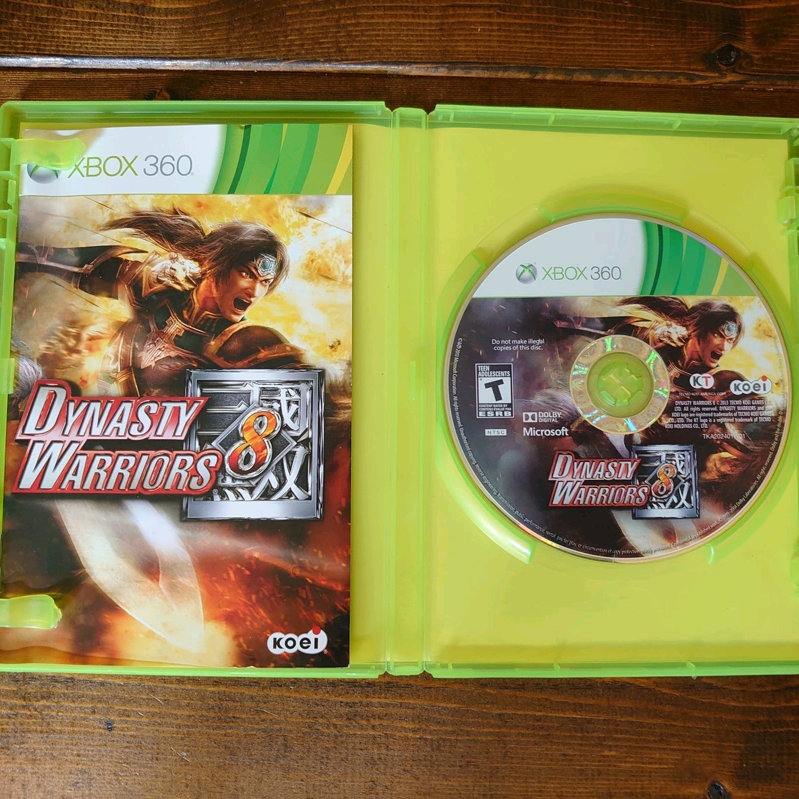 Dynasty Warriors 8 Microsoft Xbox 360 2013 Complete CIB Tested