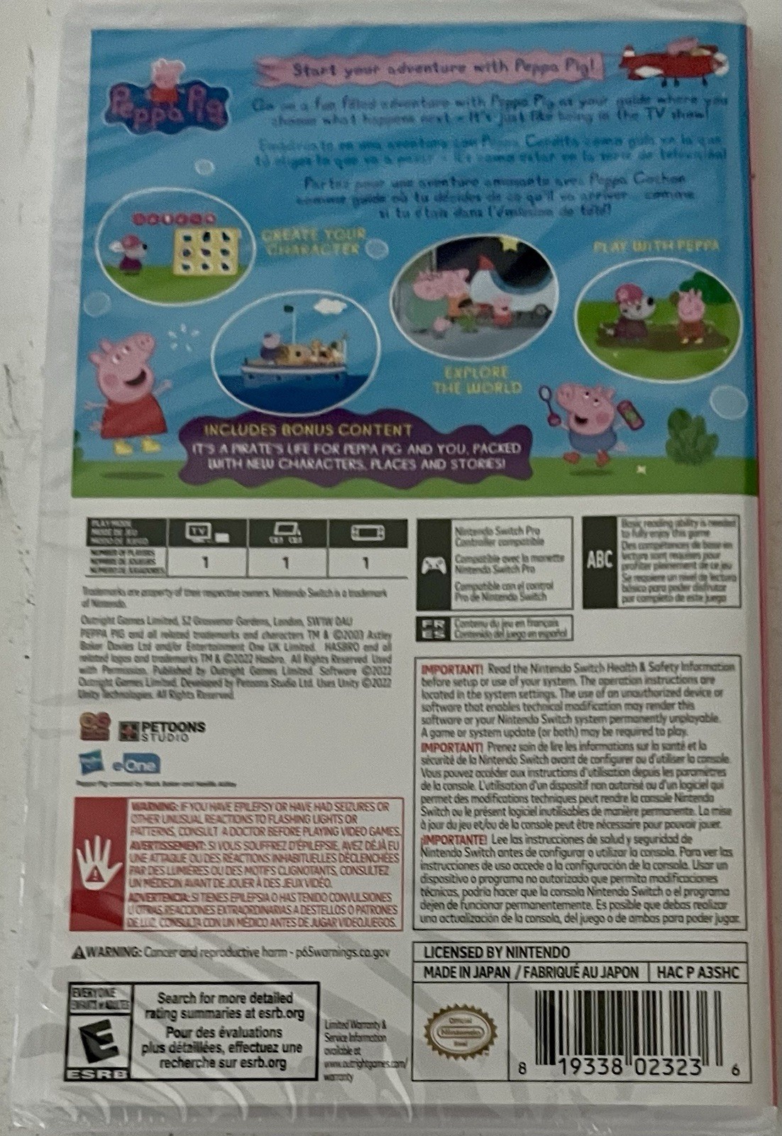 My Friend Peppa Pig Complete Edition – Nintendo Switch- New And Sealed