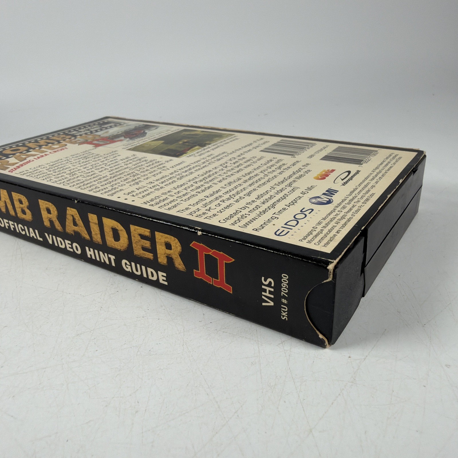 Tomb Raider 2 The Official Video Hint Guide (VHS, 1997) Rare/OOP VHTF