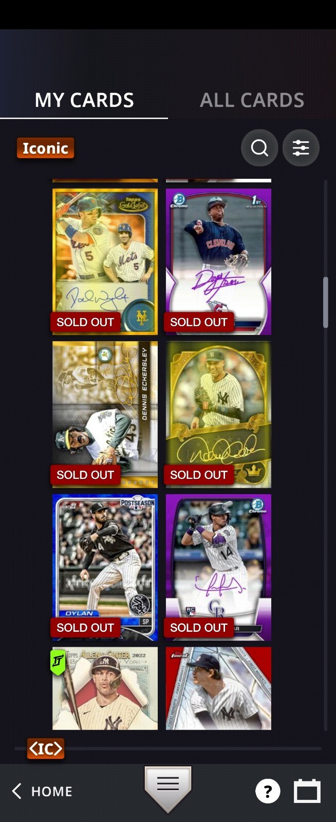 Topps Bunt **DIGITAL** Account