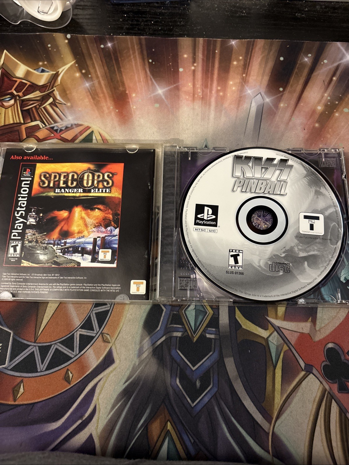 Kiss Pinball (Sony PlayStation 1, PS1) CIB Complete – Clean Disc