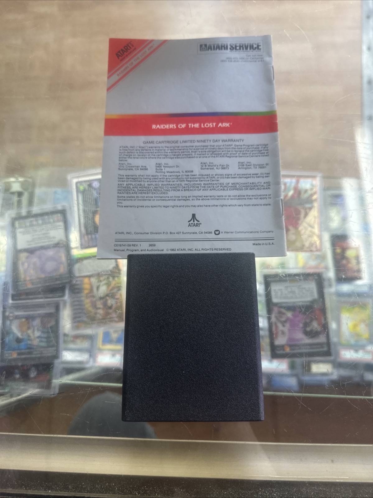 Atari 2600 Raiders Of The Lost Ark Indania Jones Tested With Manual