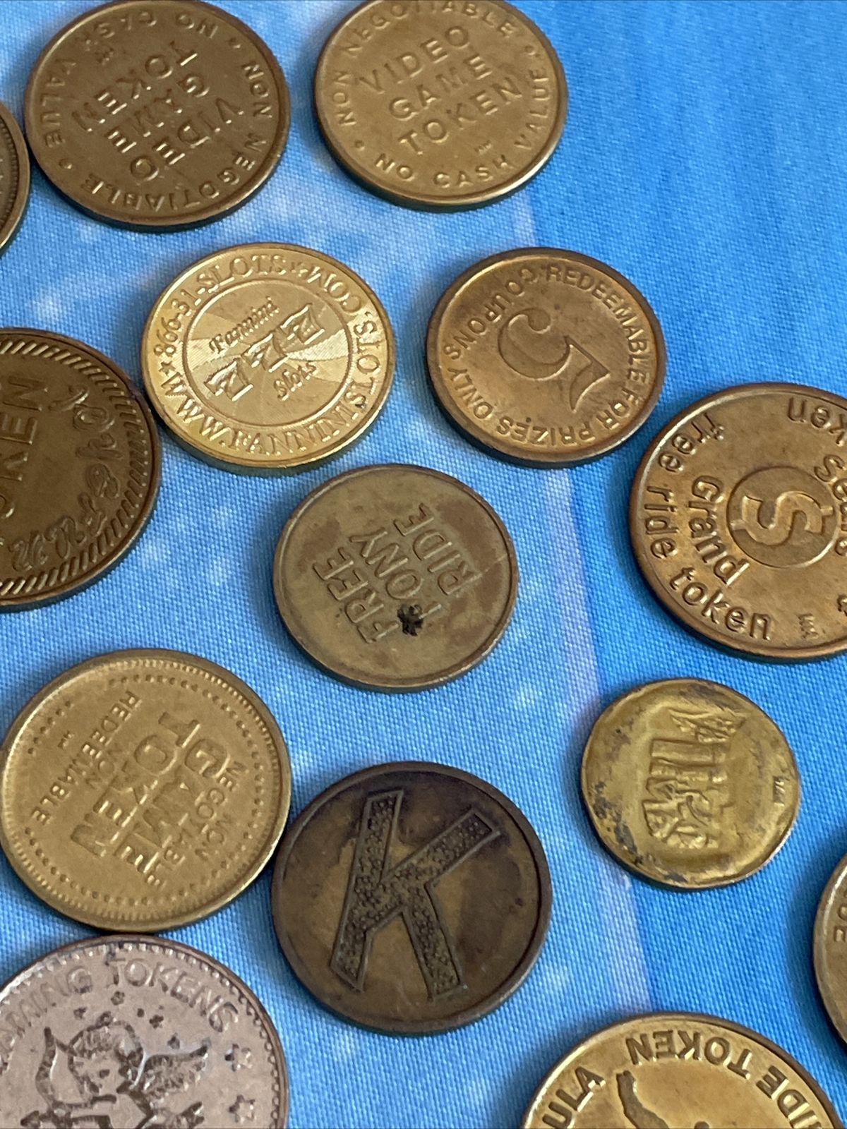 Arcade Token Lot Games Tokens Gaming Fun