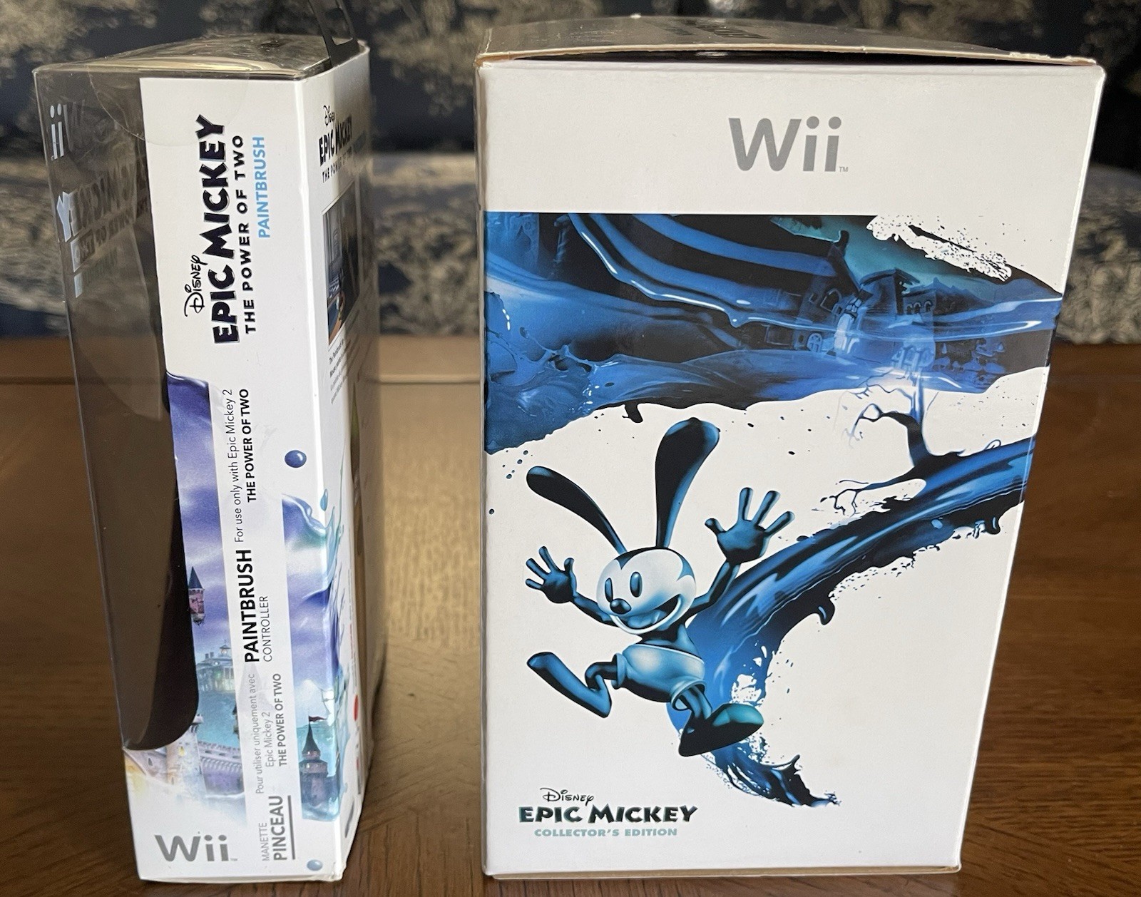 Wii Epic Mickey Collector’s Edition Open Box & Sealed Epic Mickey 2 Paint Brush