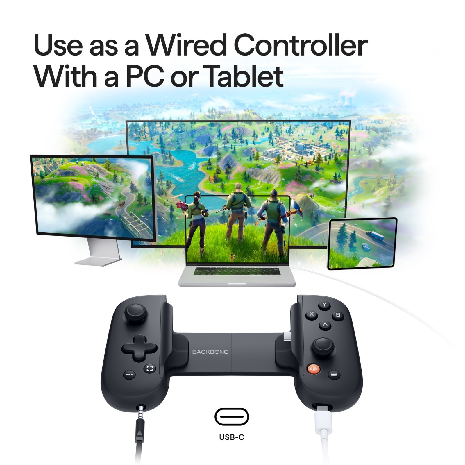 Backbone One for Android & Iphone (USB-C) Mobile Gaming Controller (BB-51-P-BRW)