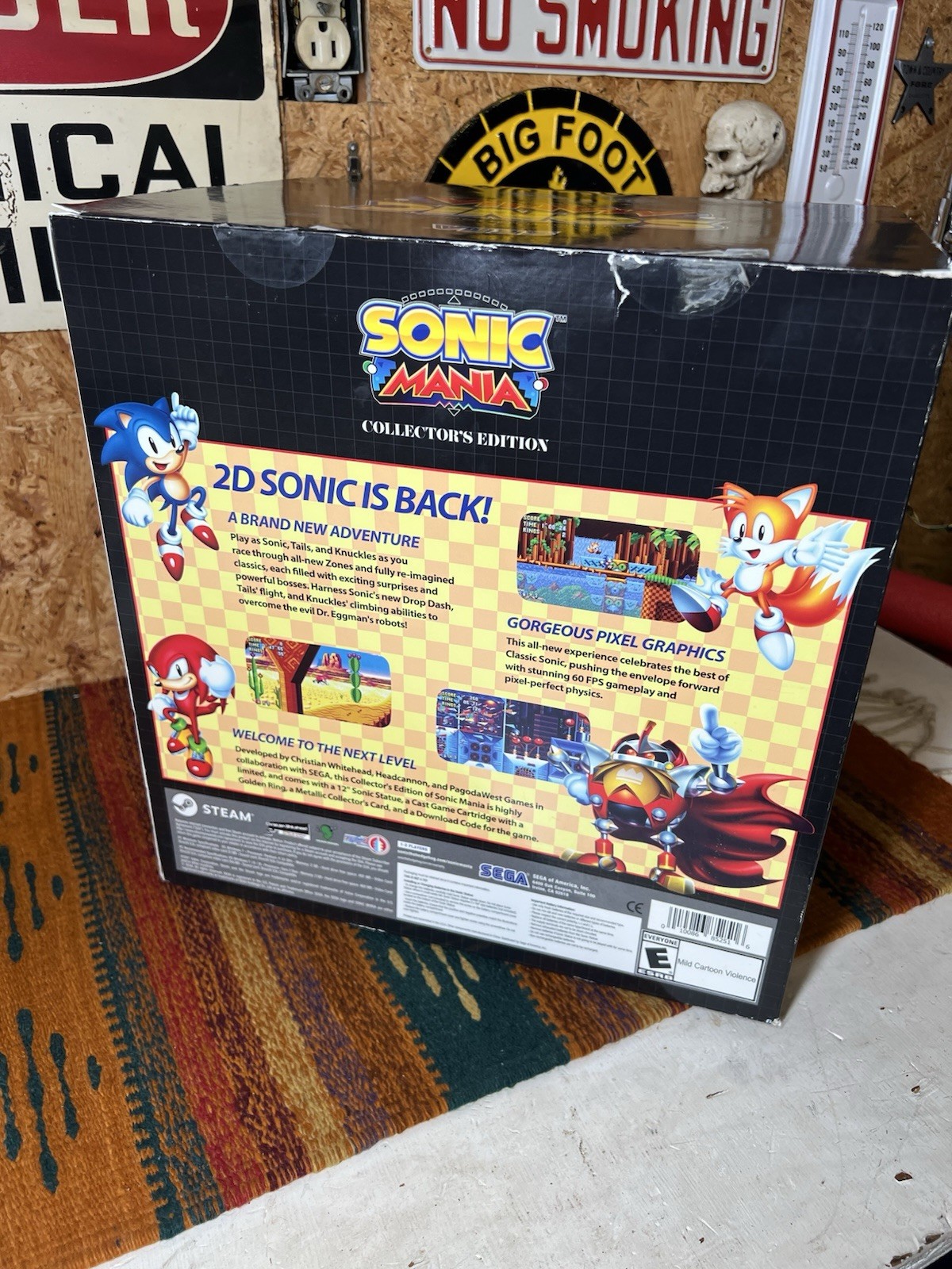 Sonic Mania Collector’s Edition PC Steam Complete In Box