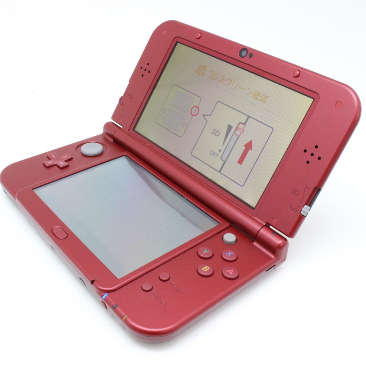 [ MINT ] NINTENDO NEW 3DS XL Metallic RED Game Console From Japan 4198