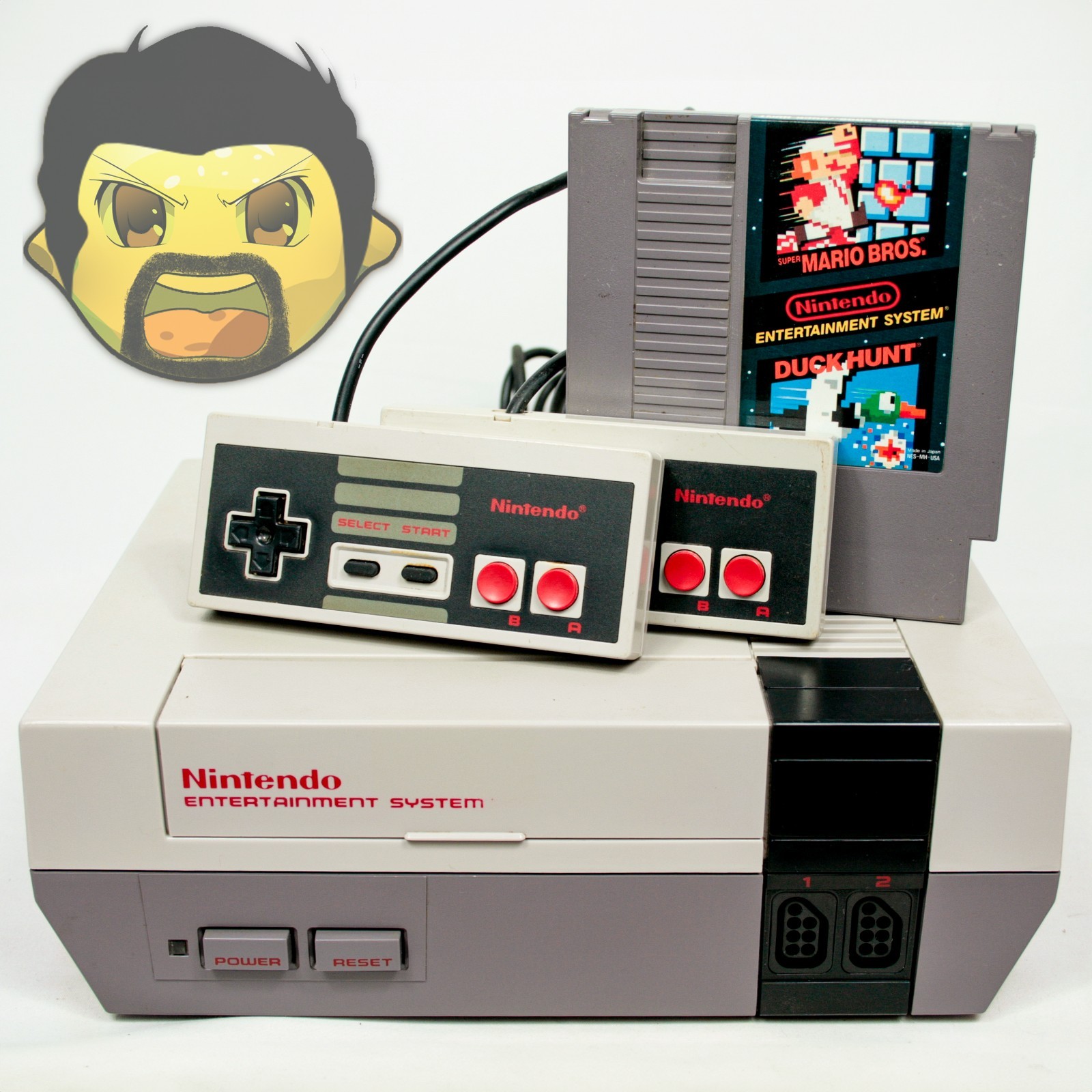 Nintendo NES Console Original Bundle Super Mario Bros Duck Hunt Bundle 2 Player
