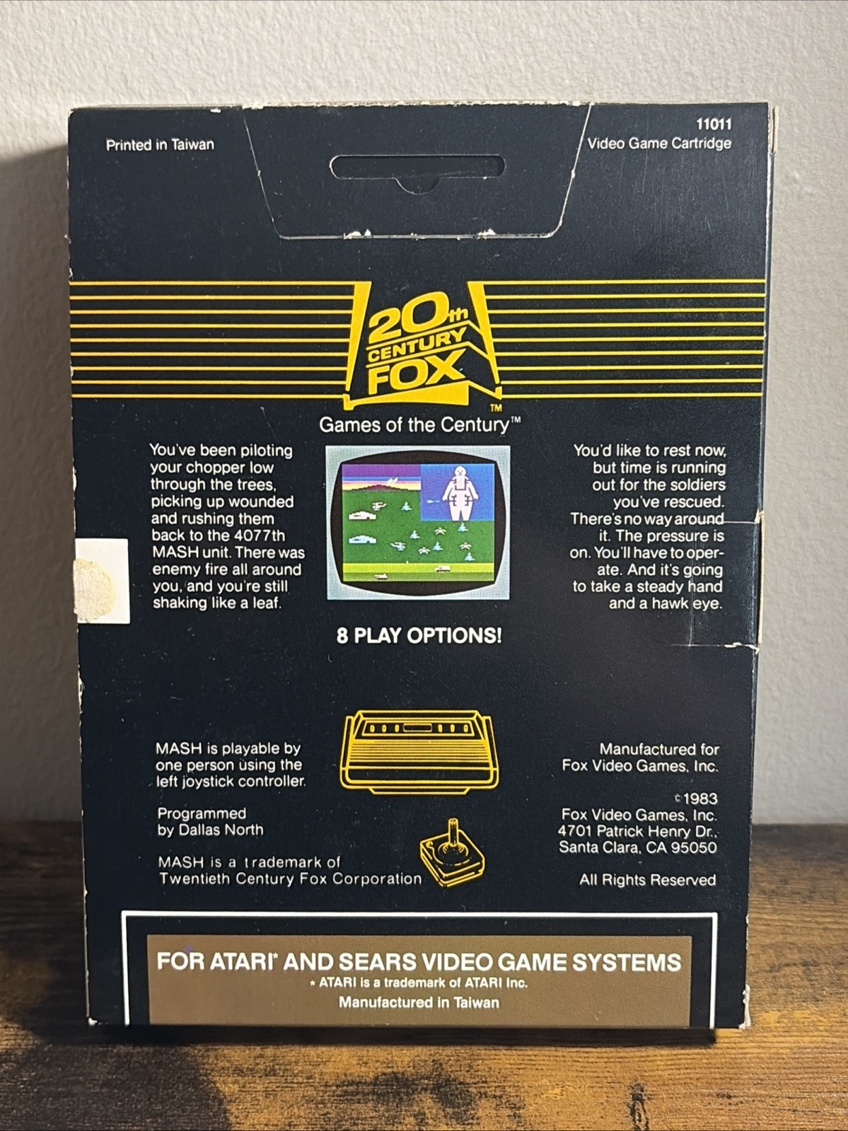 MASH 20th Century Fox (Atari 2600, 1983) Complete In Box CIB.