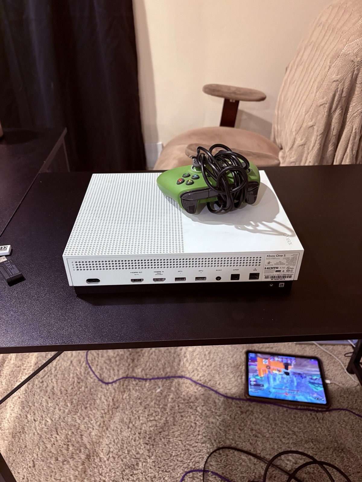 Microsoft Xbox One S Home Console White Wi-Fi Capability HDMI
