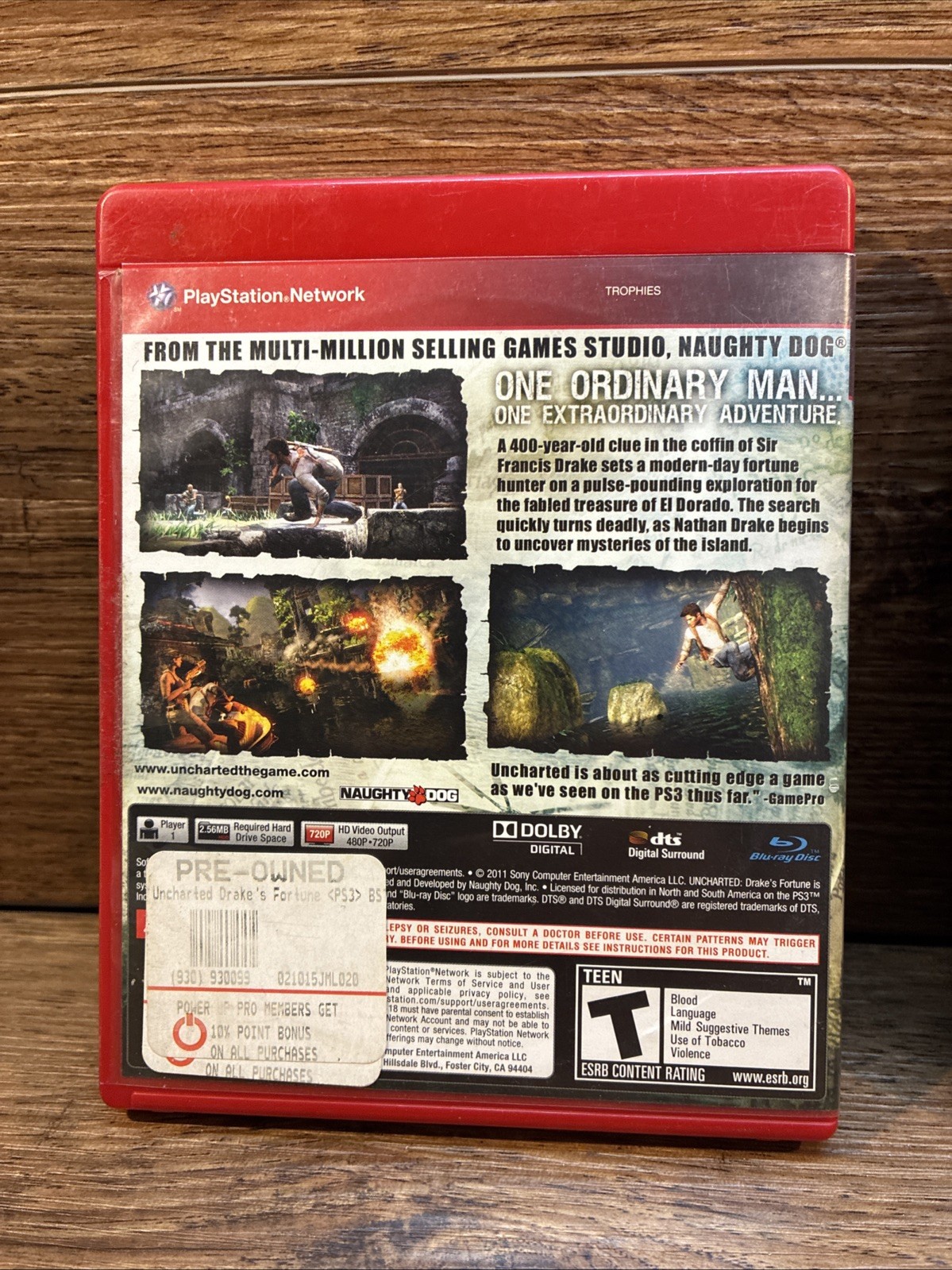 Uncharted 1 2 3 Trilogy Bundle (Sony PlayStation 3) (260082)