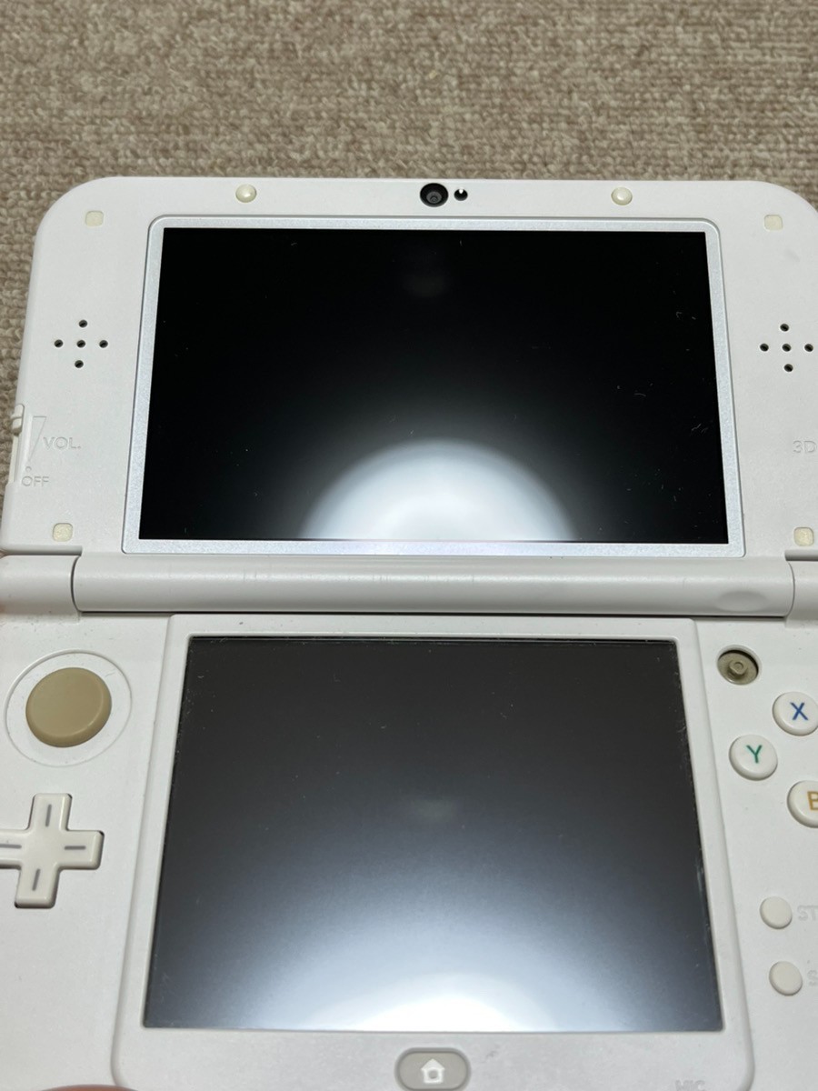 New 3DS LL XL Pearl White Japan Nintendo Console region Japanese B961