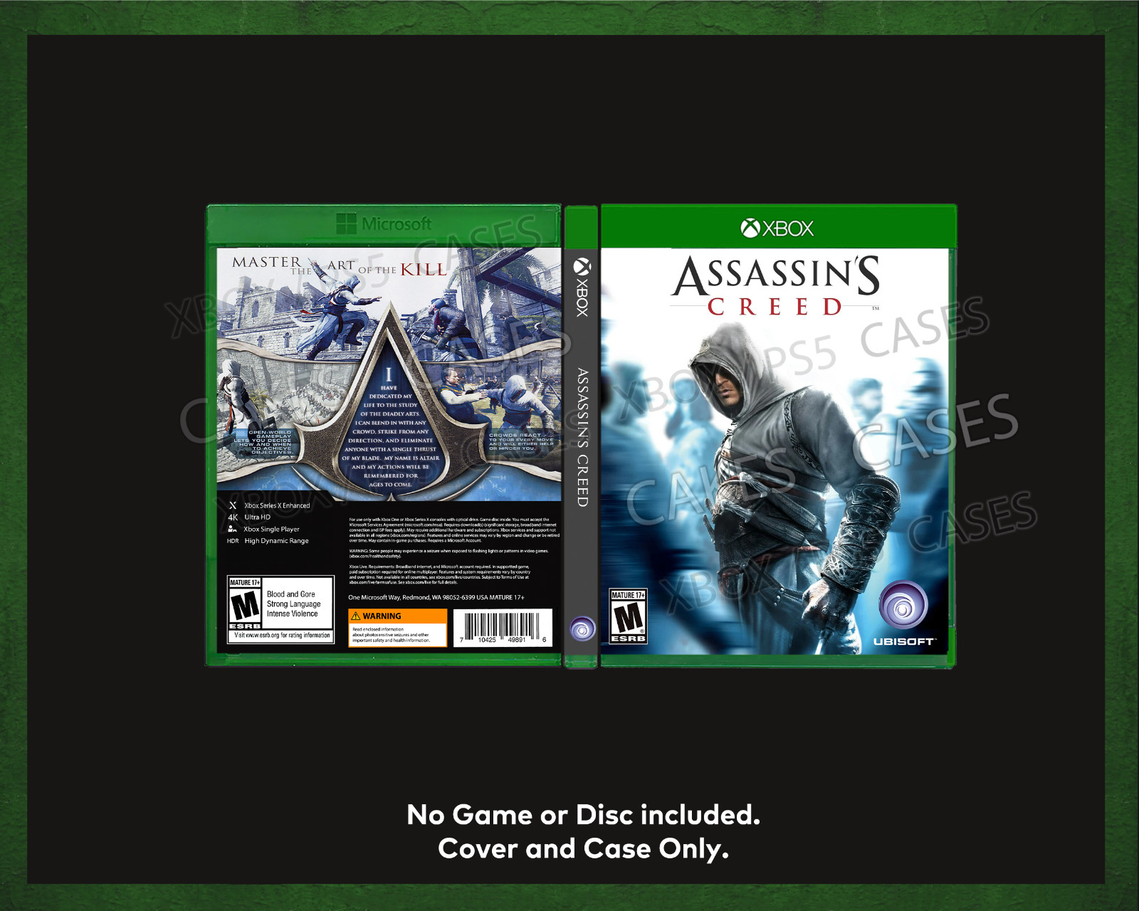 Assassin’s Creed 1 – Xbox Series X / Xbox One Empty Case (No Game)