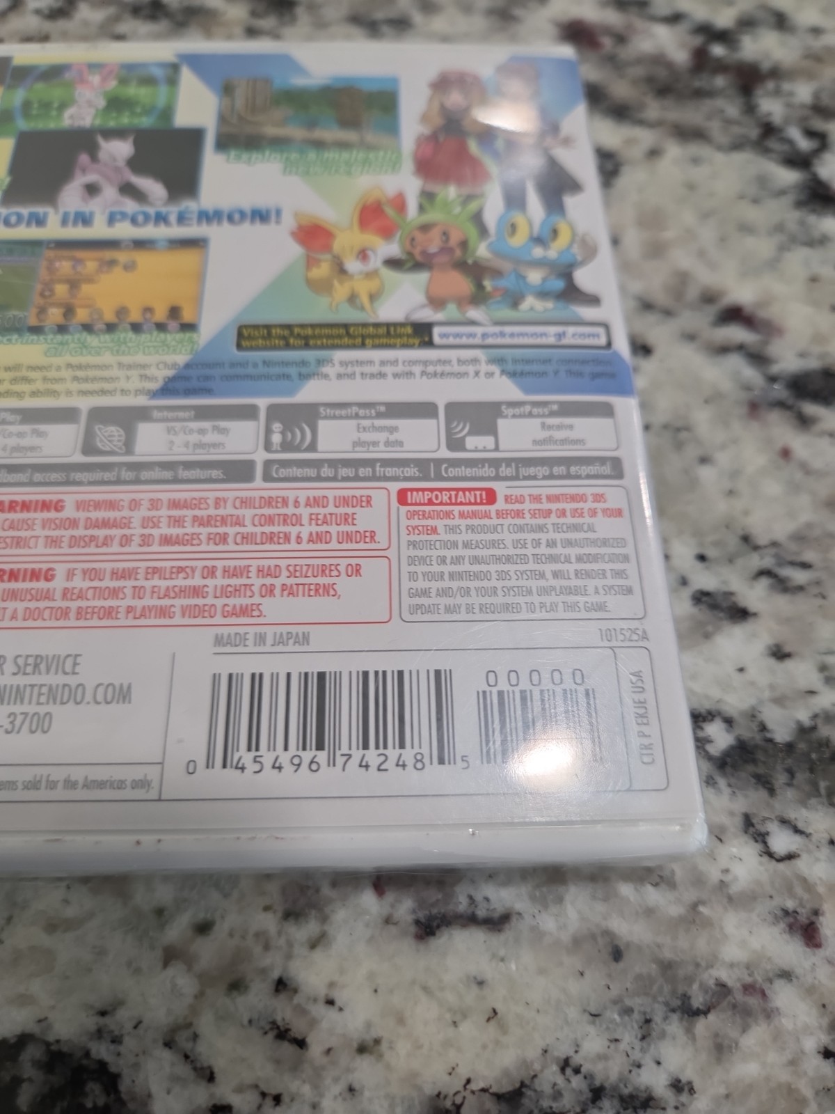 Pokemon X Nintendo 3DS – Brand New & Factory Sealed!