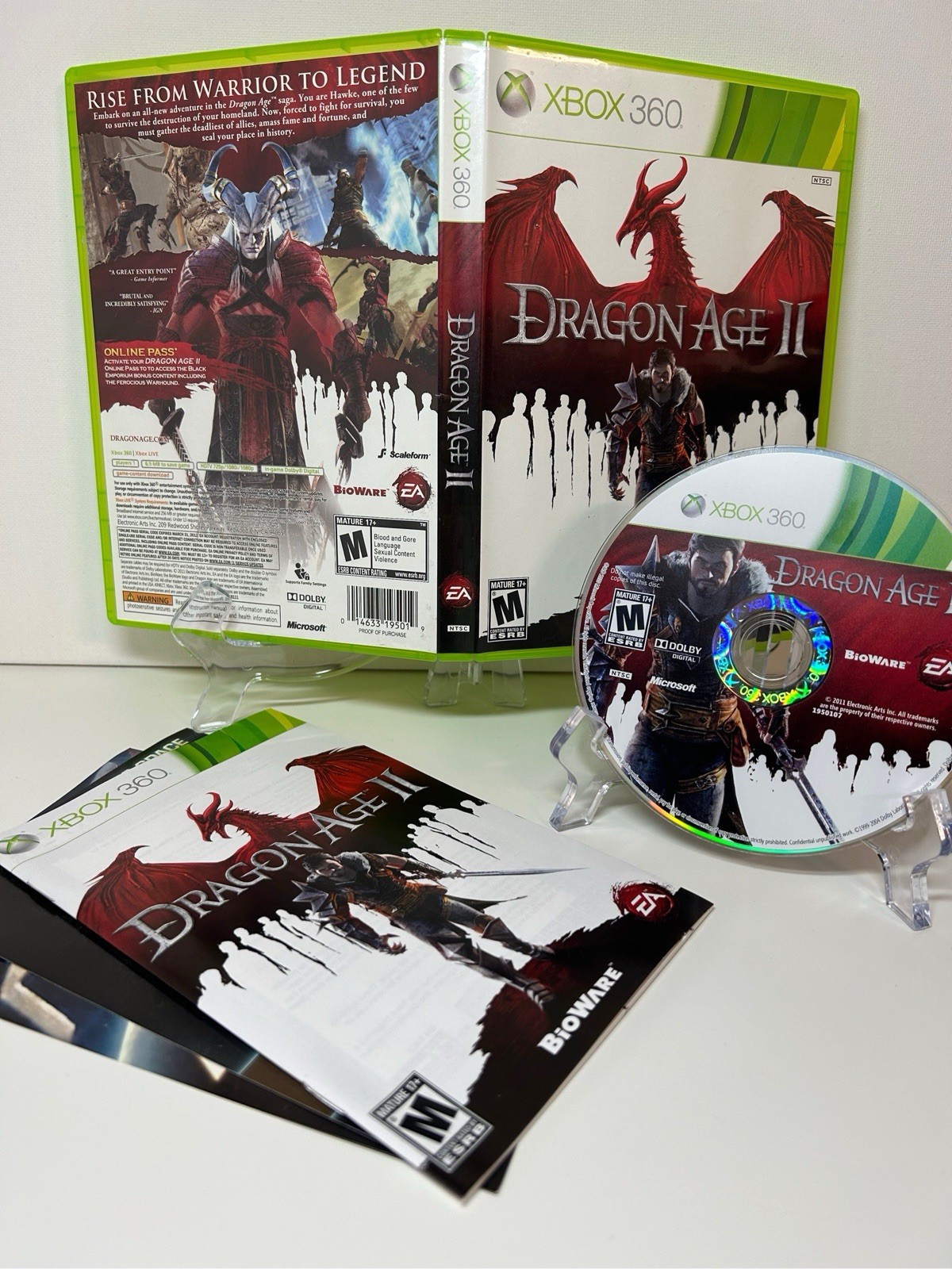 Dragon Age II (Microsoft Xbox 360, 2011) *CIB*