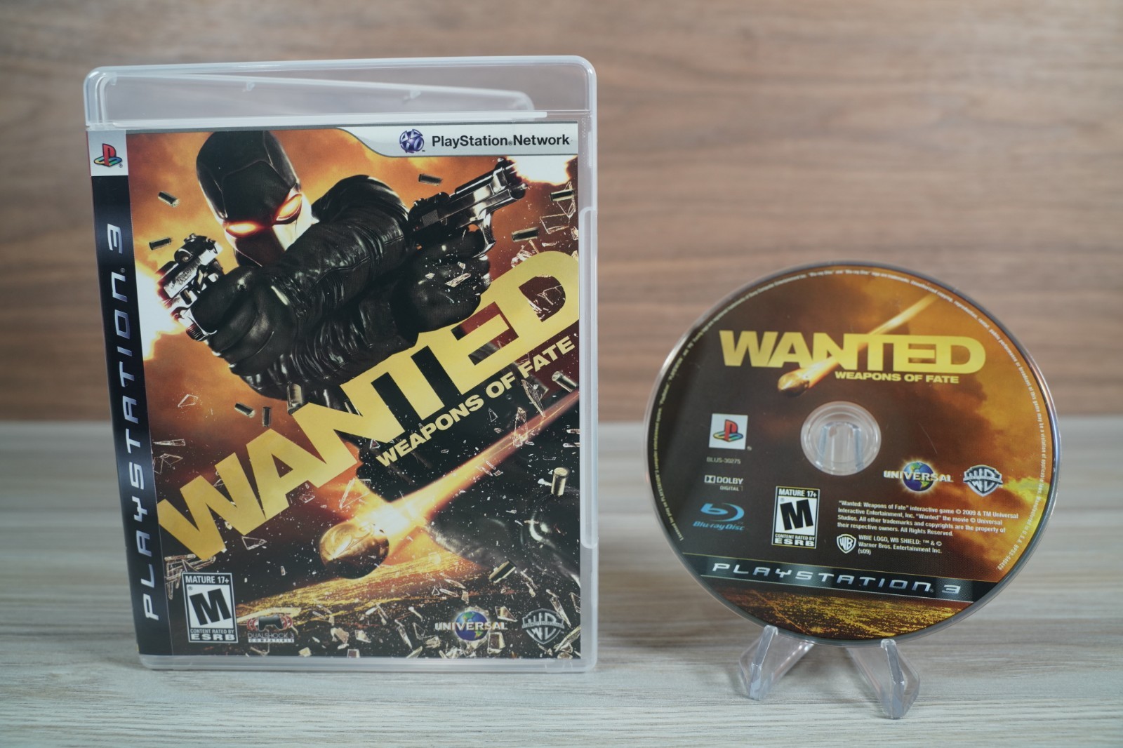 Wanted: Weapons of Fate (Sony PlayStation 3) PS3 *NO MANUAL*
