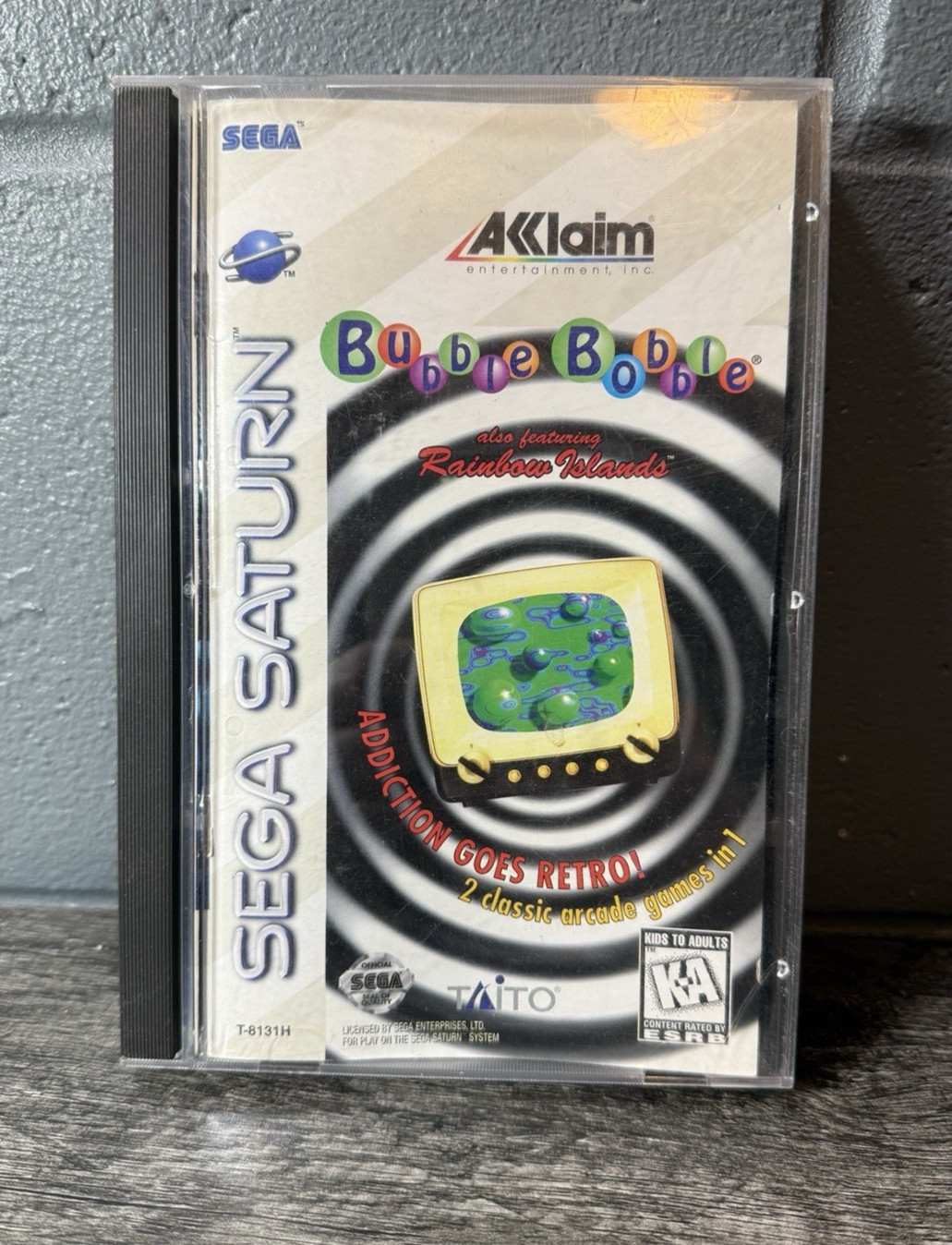Bubble Bobble Sega Saturn Rainbow Islands – CIB W/Manual Tested and Working