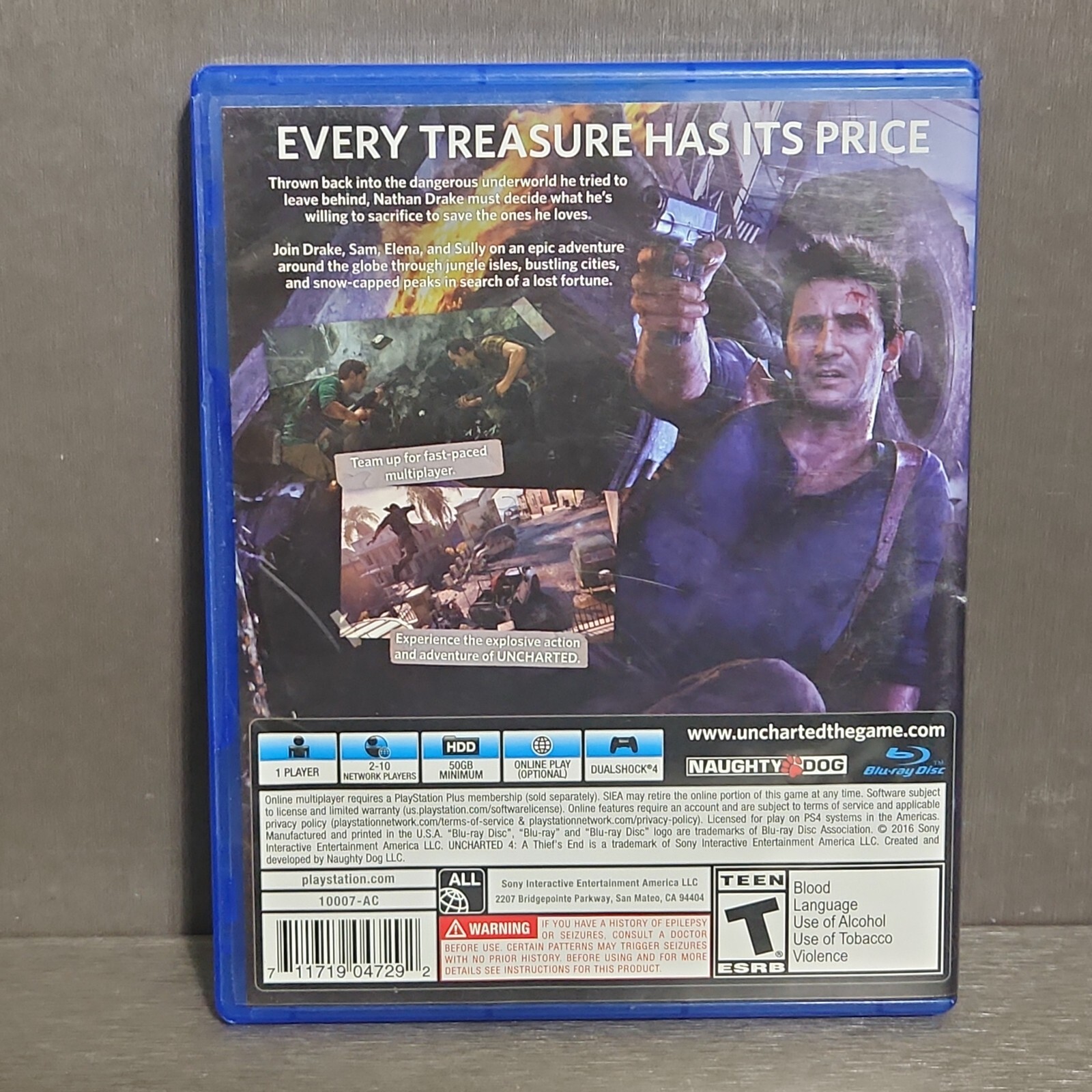 Uncharted 4 A Thief’s End PlayStation 4 PS4 Game