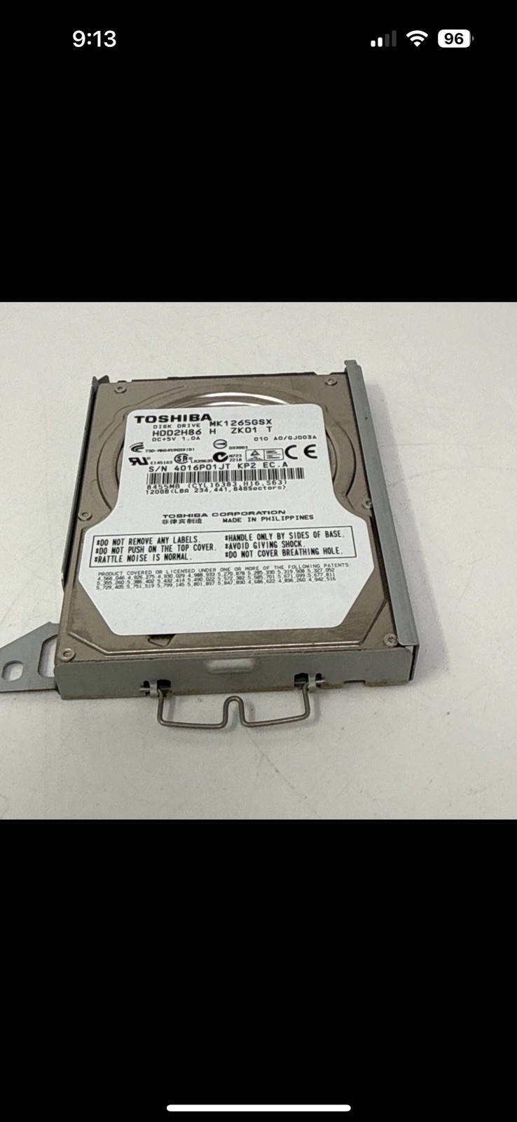 120GB Hard Drive With Caddy, Screw For PlayStation 3 PS3 Slim CECH 2001A 3001A