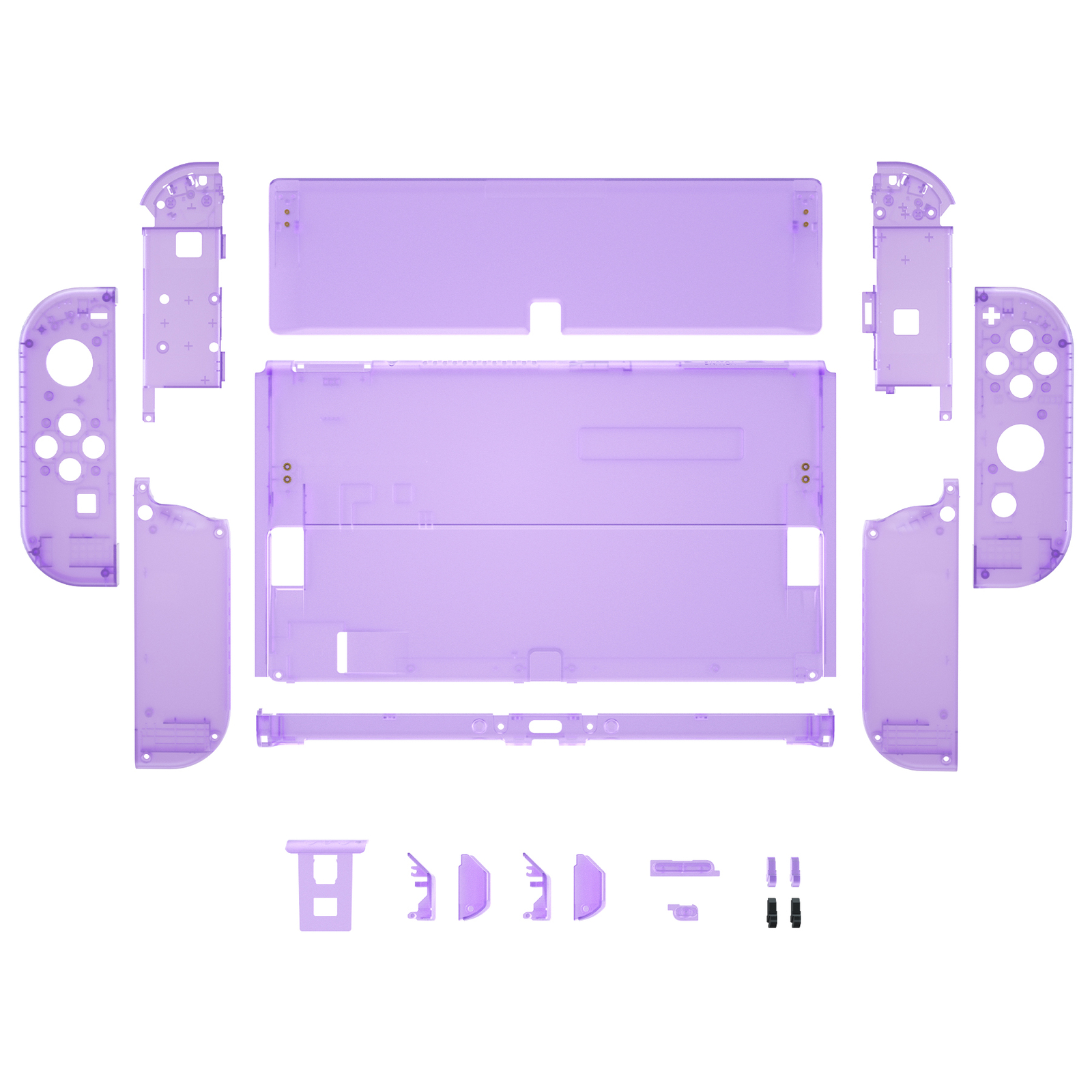 DIY Console Back Plate & Kickstand Full Set Shell for Nintendo Switch OLED NS